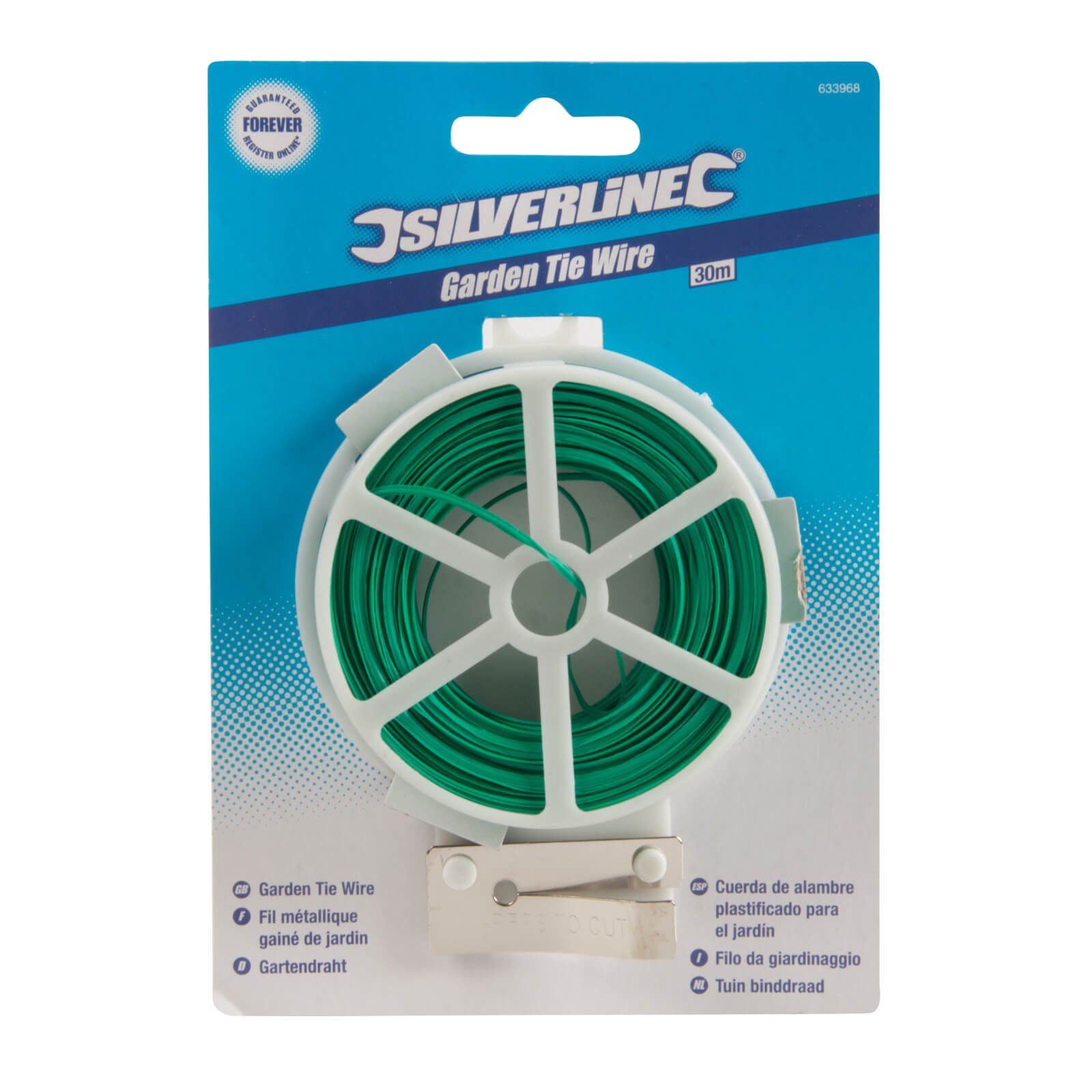 Silverline Bindedraht Gartendraht Blumen Garten Bindedraht 30 Meter