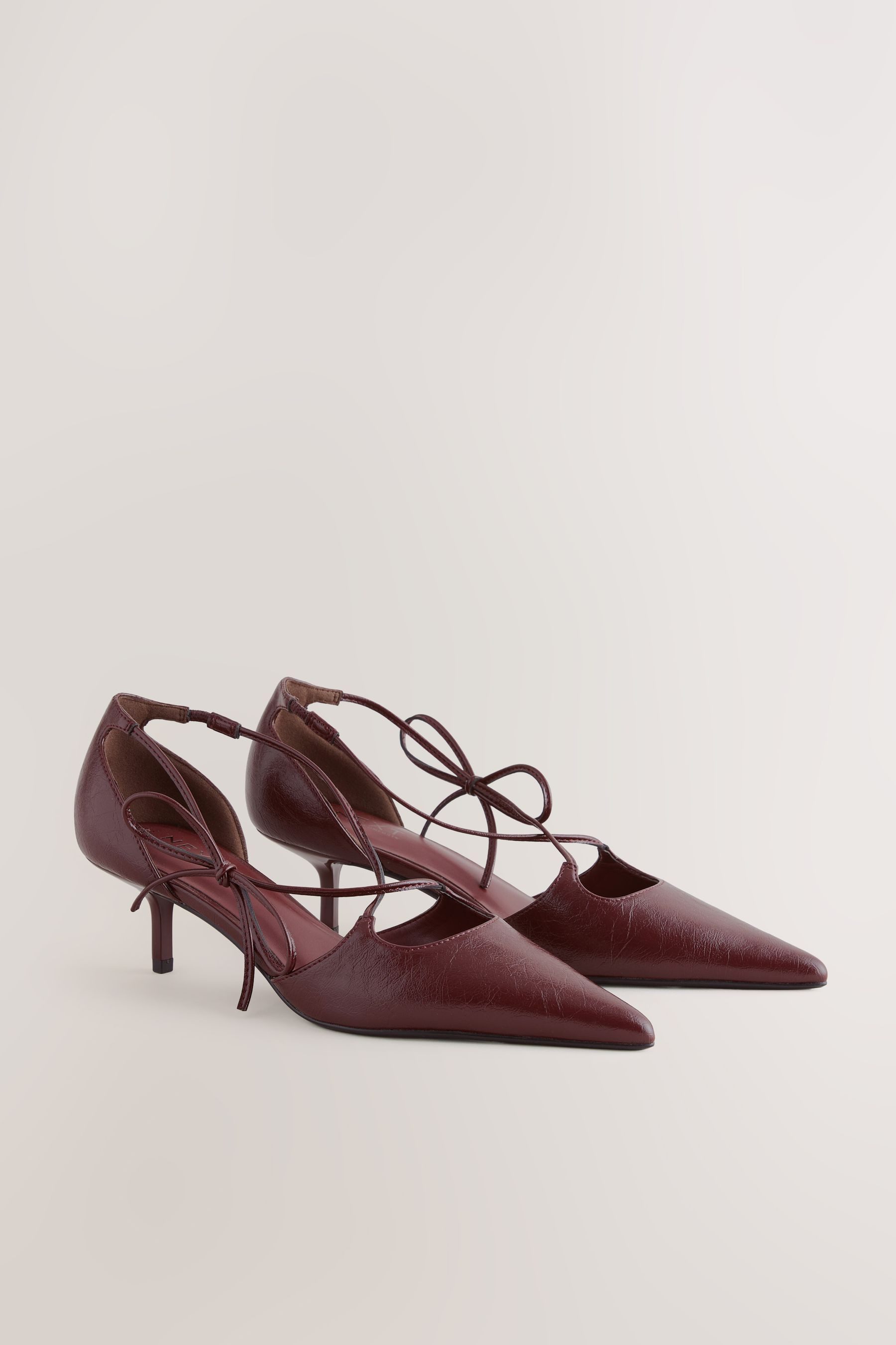 Next Forever Comfort® Spitze Absatzschuhe mit Schleife High-Heel-Sandalette (1-tlg)