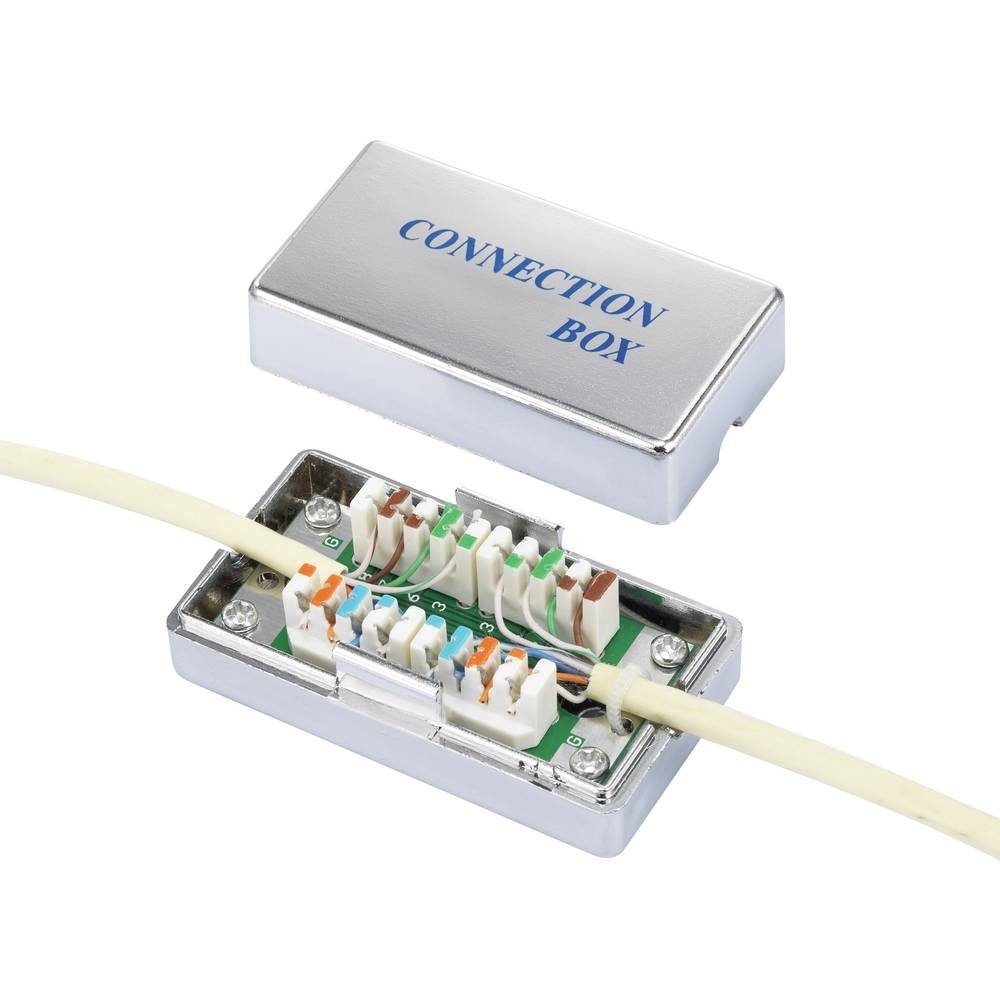 Renkforce Connection Box, metallisiert Netzwerk-Adapter 5e CAT