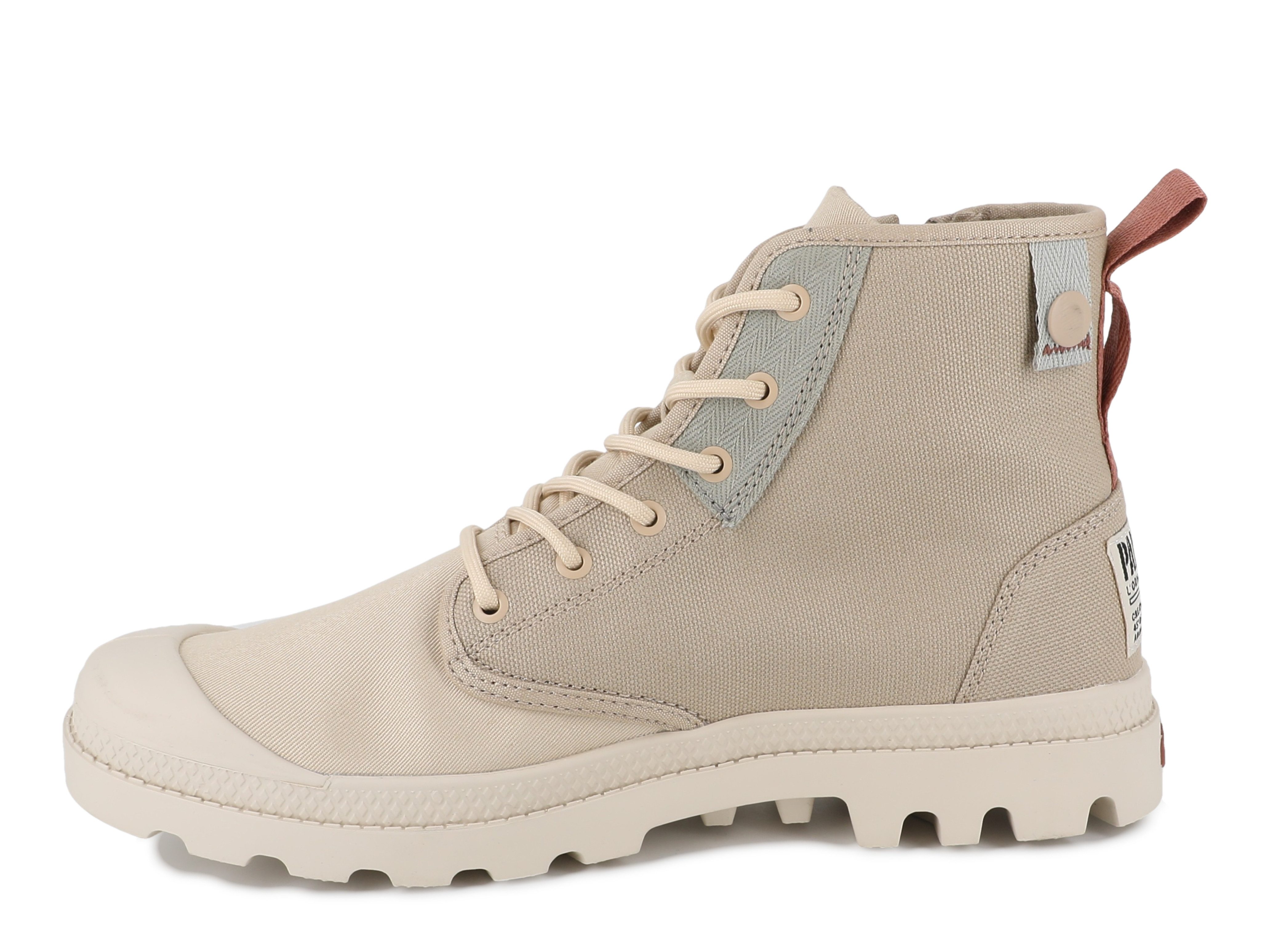 Palladium PAMPA DETROIT ZIP SU Schnürboots Schnürstiefel, Schnürstiefelette aus Canvas mit Reißverschluss