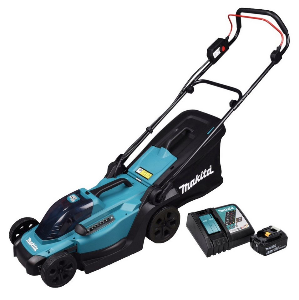 Thumbnail - Makita Akkurasenmäher DLM 330 RG Akku Rasenmäher 18 V 33 cm 30 l + 1x Akku 6,0 Ah + Ladeger