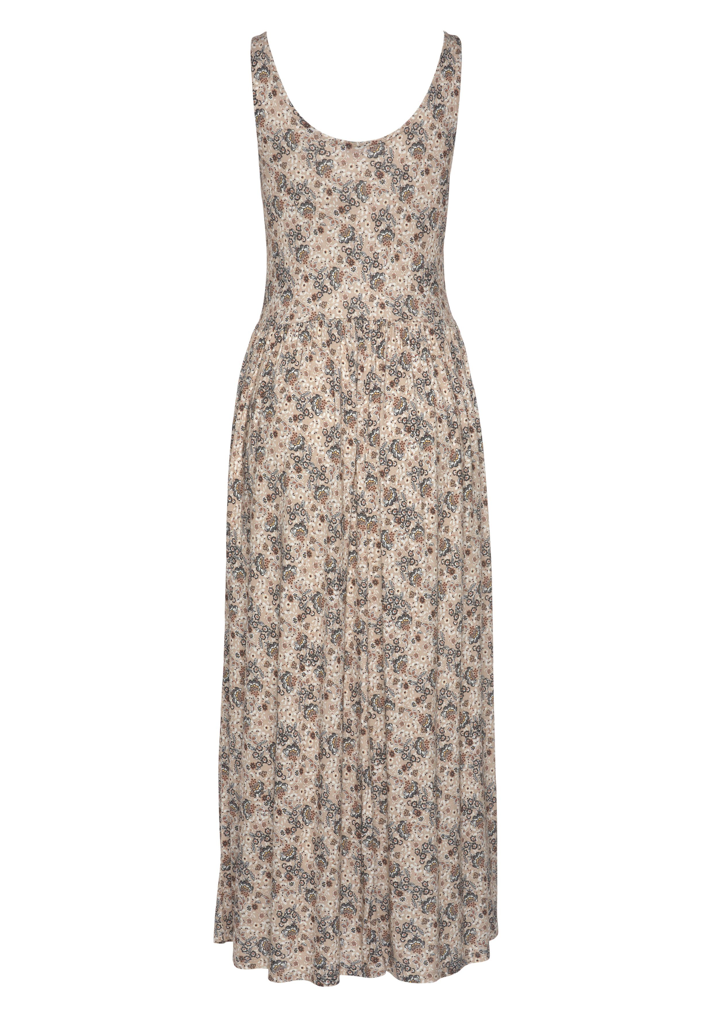 Vivance Midikleid mit Blümchenprint, luftiges Sommerkleid, Strandkleid