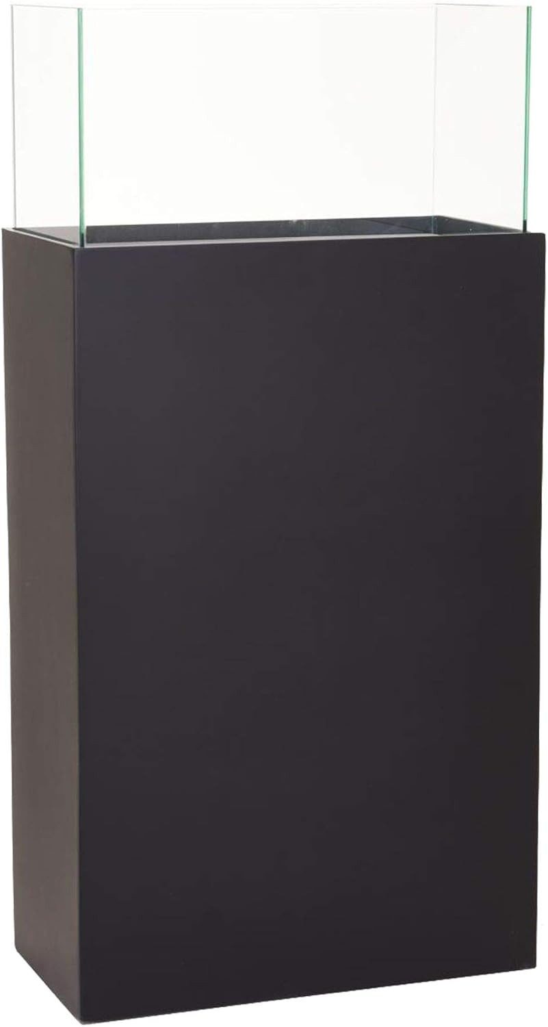 VIVANNO Bodenwindlicht Alu-Verbund CANDELA XL Rechteckig - Schwarz Matt (1 günstig online kaufen