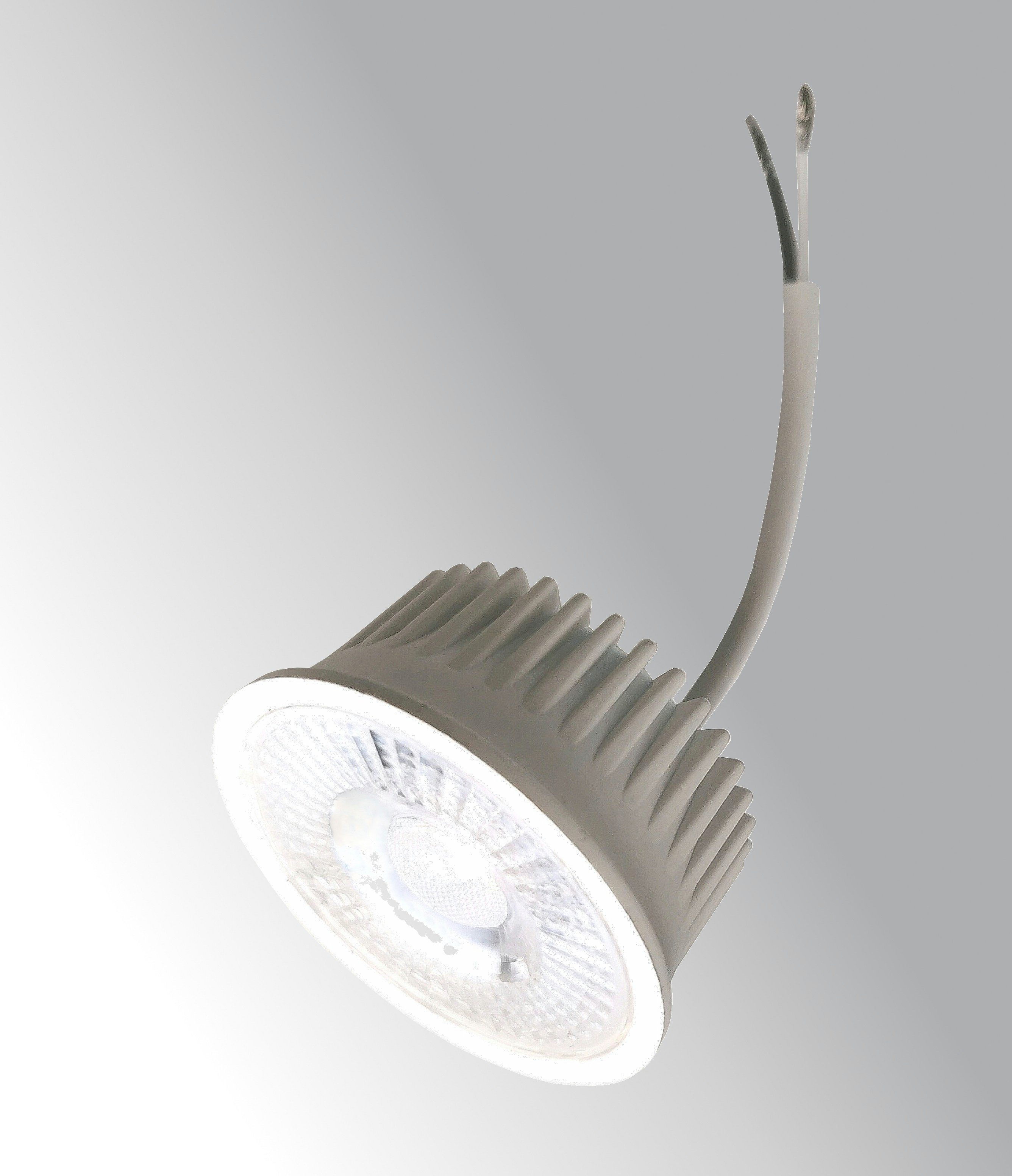 TRANGO LED-Leuchtmittel, 5 St., 5er Pack MOCOBSD-5 Ultra flach 5 Watt 3 Stufen dimmbar LED Modul 3000K warmweiß zum Austauschen GU10 & MR16 Halogen Leuchtmittel, für Einbauleuchten, Deckenstrahler, Einbaustrahler