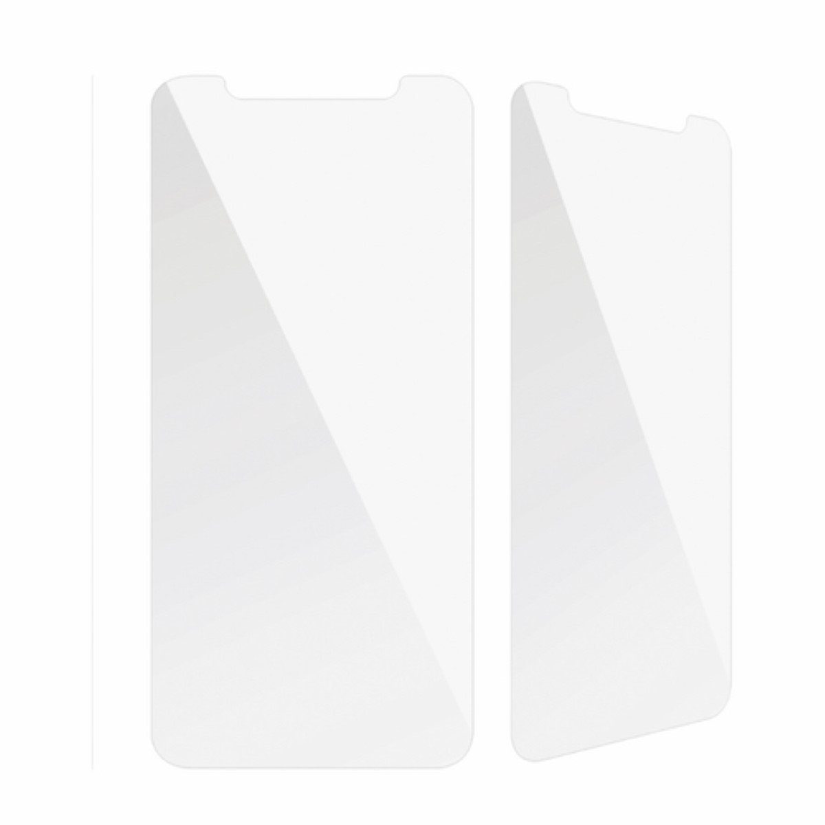 Macally Schutzfolie 9H Glas-Folie Schutz-Folie Hart-Glas Panzer, Display-Folie aus Hartglas, dünn, für Apple iPhone 11 Pro iPhone X Xs