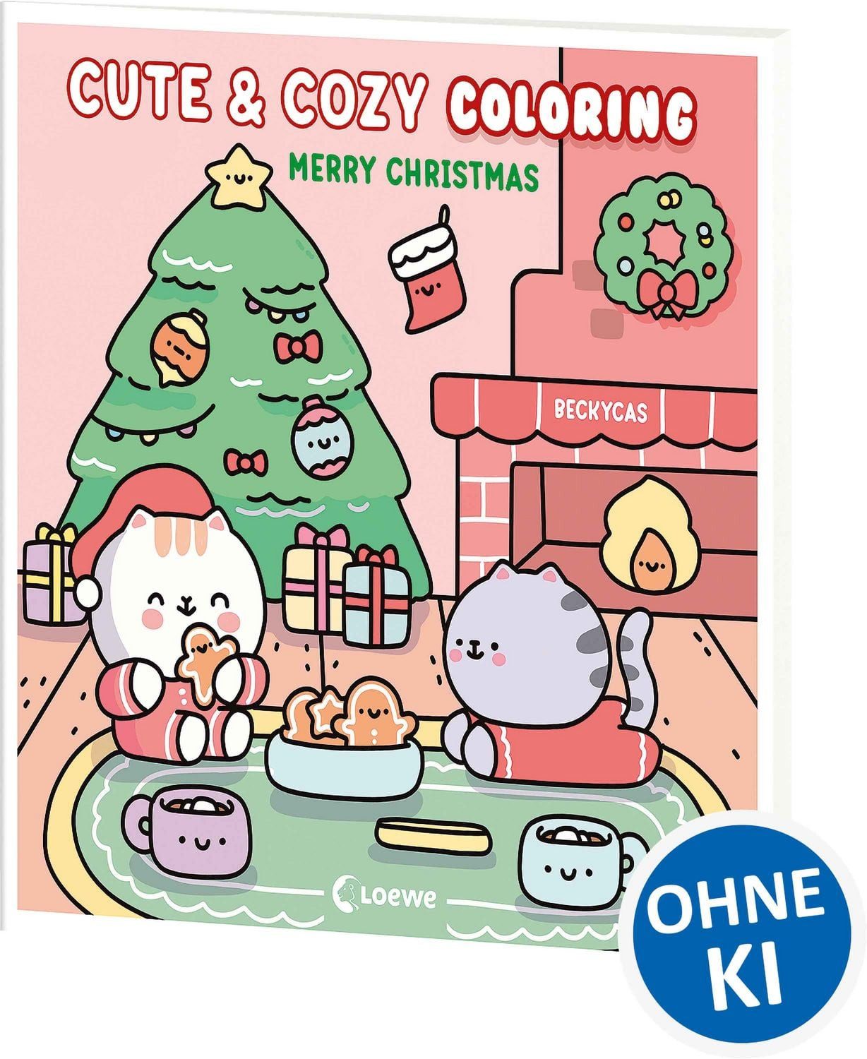 Cute & Cozy Coloring - Merry Christmas Malbuch für Erwachsene, Teenage / diverse