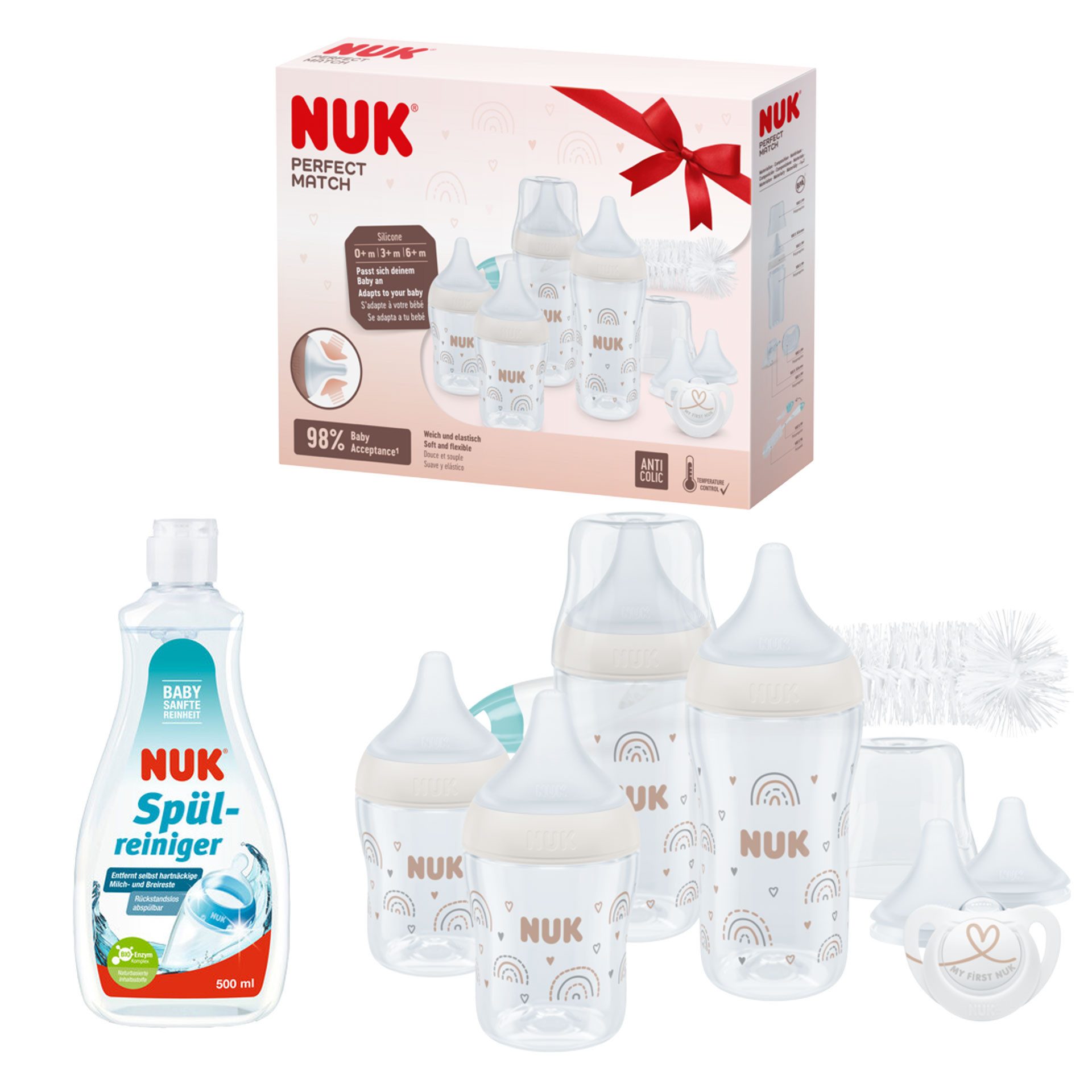 Babyflasche NUK Perfect Match Babyflaschenset 0+