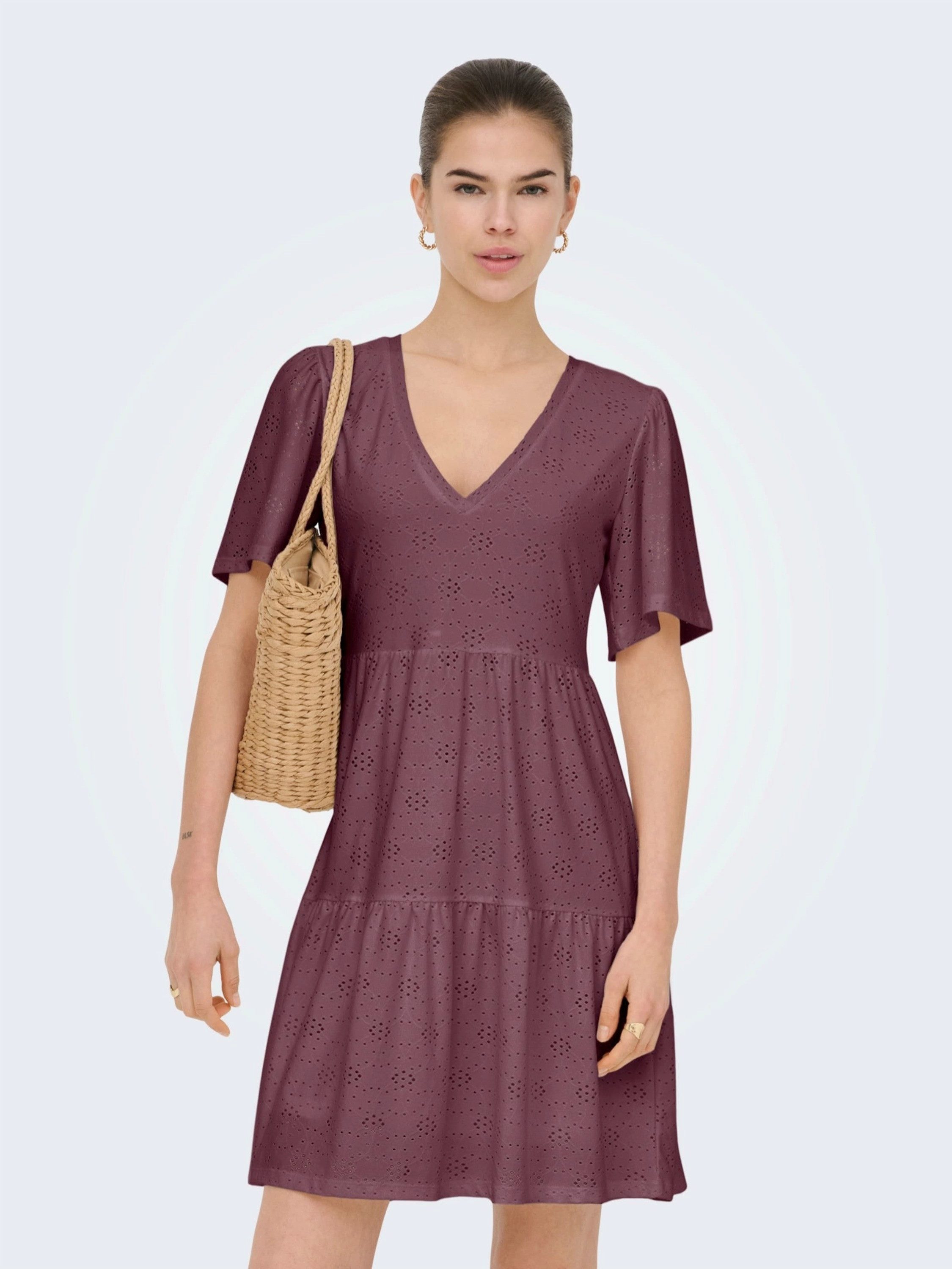 ONLY Minikleid ONLSmilla (1-tlg) Lochmuster