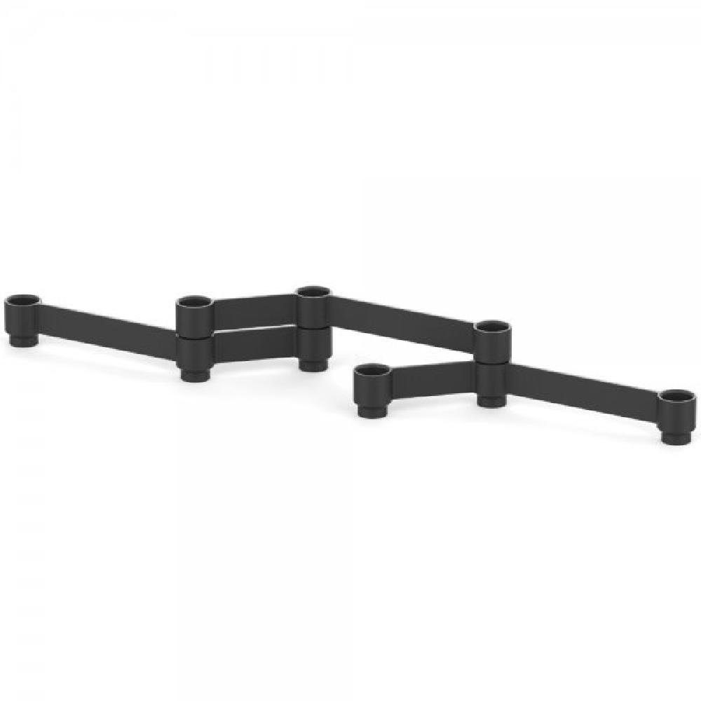 Novoform Kerzenhalter Design Kerzenhalter Sero Schwarz Starterset (23,5cm) (3-teilig)