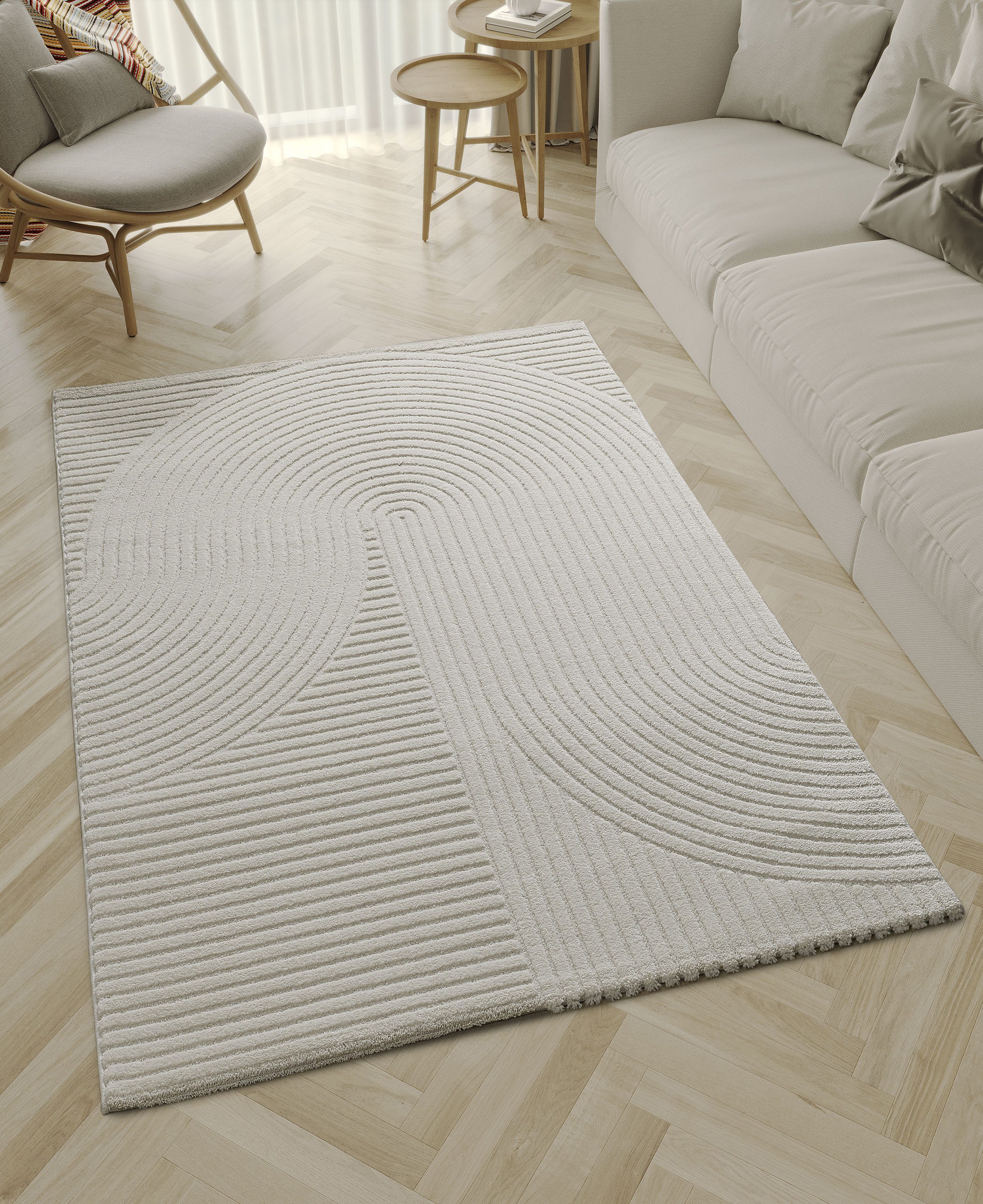 the carpet Teppich Everest, rechteckig, Höhe: 14 mm, moderner Wohnzimmer Teppich hohe Flordichte