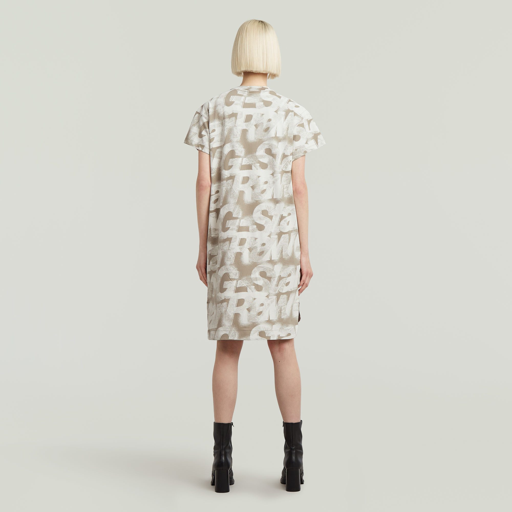 G-STAR Shirtkleid Printed loose t-shirt dress mit durchgängigem Print günstig online kaufen
