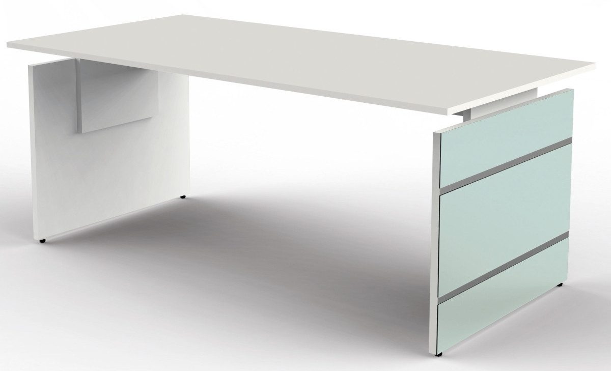 KERKMANN Schreibtisch Schreibtisch Aveto Wangengestell 180x80x68-76cm günstig online kaufen