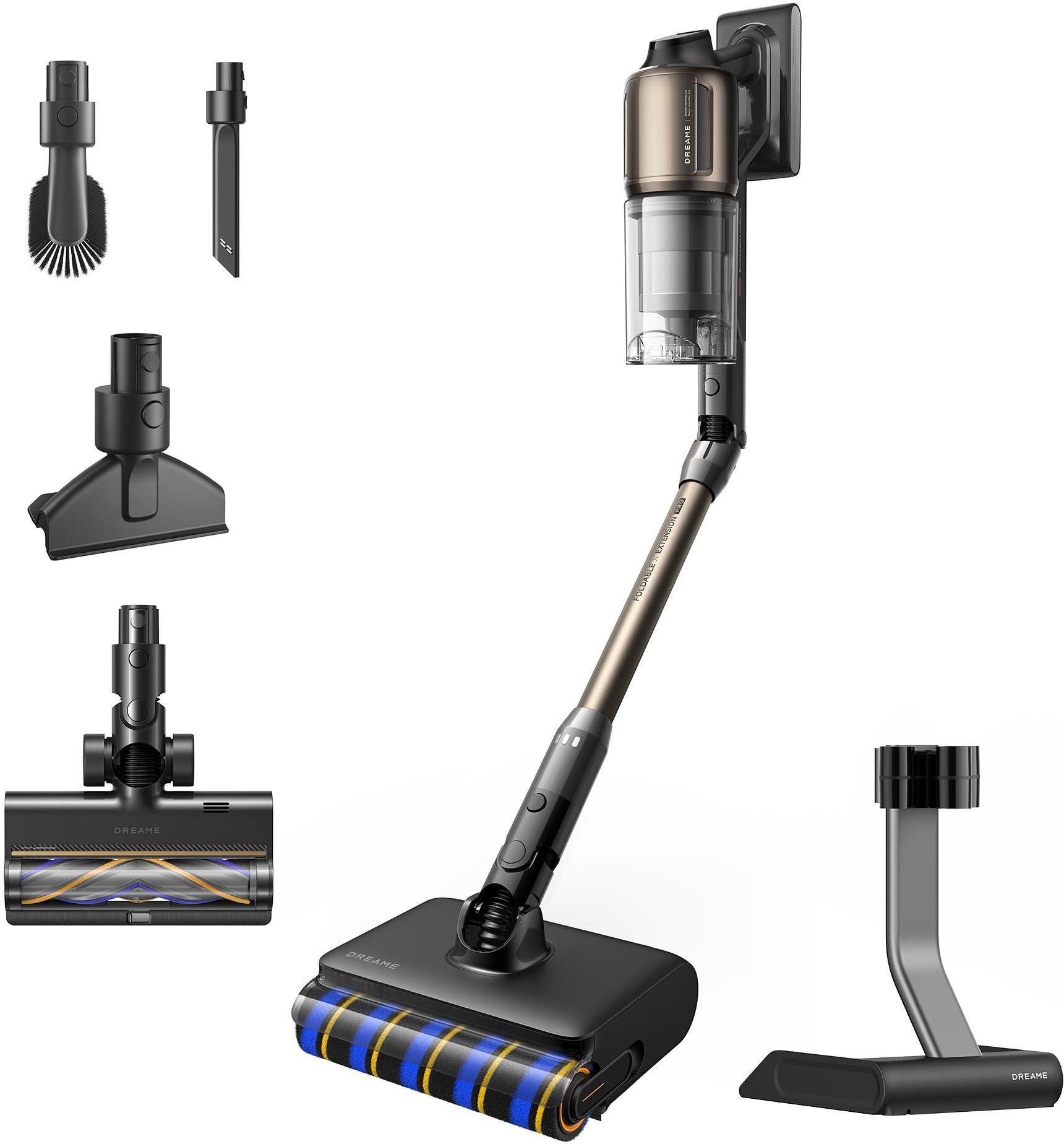 Dreame Akku-Stielstaubsauger Z30 Pro Aqua, 855 W, beutellos, Nass-Trocken, Selbstreinigung, Heißlufttrocknung