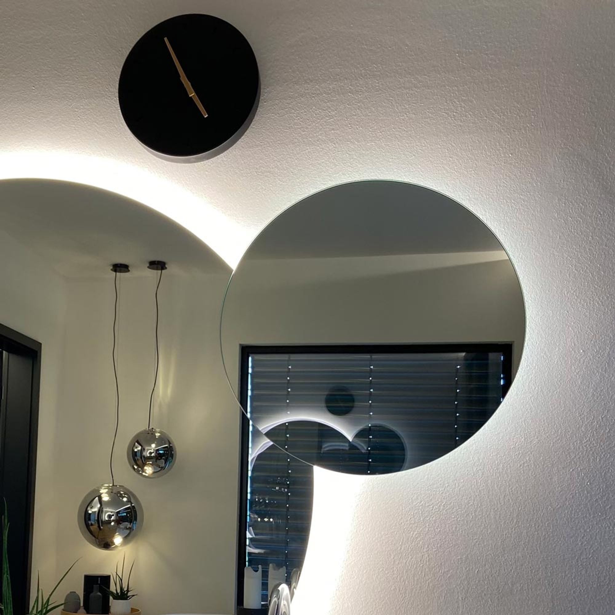 Wandleuchte Indirekte LED Wandlampe & Deckenleuchte Cloud Verspiegelt