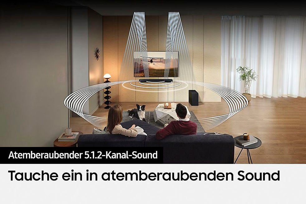 Sound HW-Q810GC Soundbar System, Samsung (360 Atmos Kabelloses DTS:X) Dolby & 5.1.2-Kanal W,