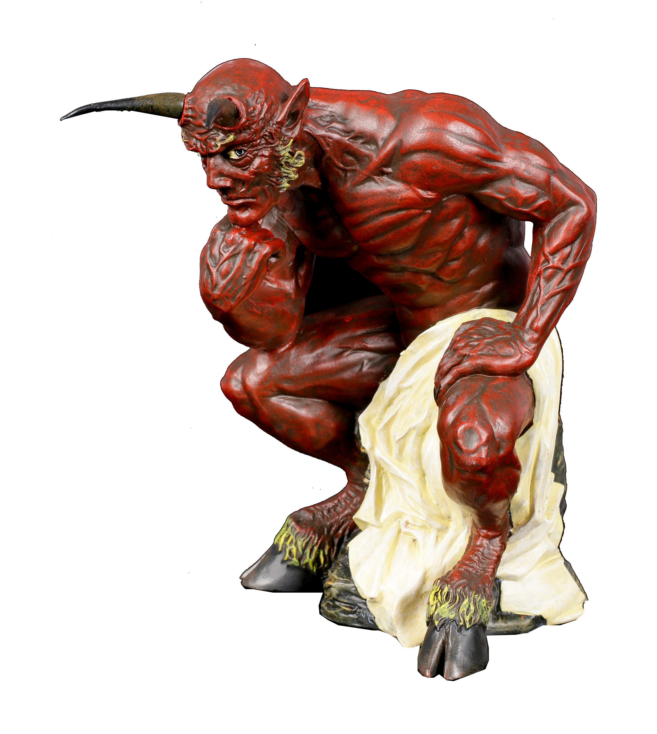 Figuren Shop GmbH Dekofigur Teufel Figur - Diabolos - Mythologie Fantasy Dekofigur