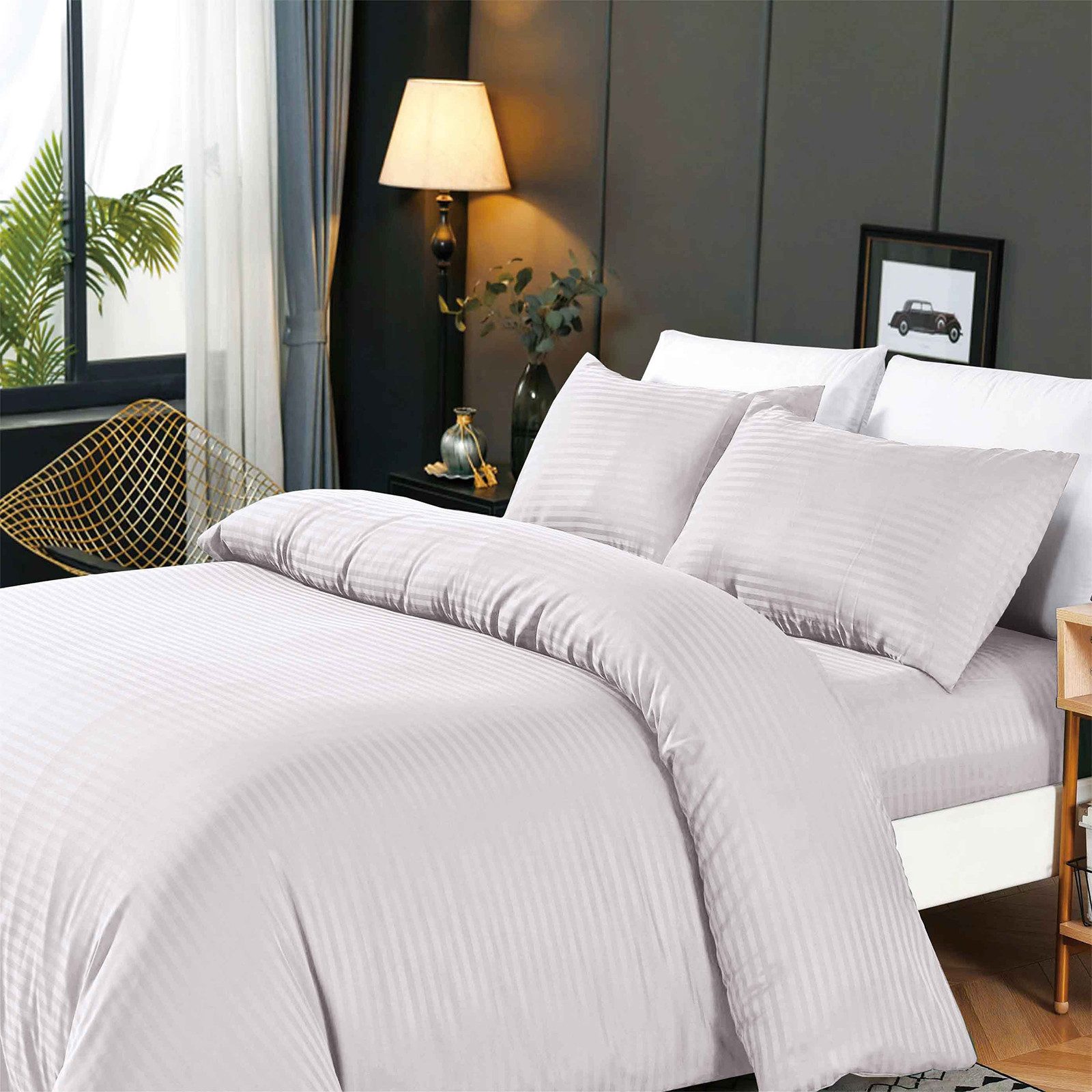 HOMELUX Bettwäsche 220x240 4teilig Bettbezüge 200x220 günstig online kaufen