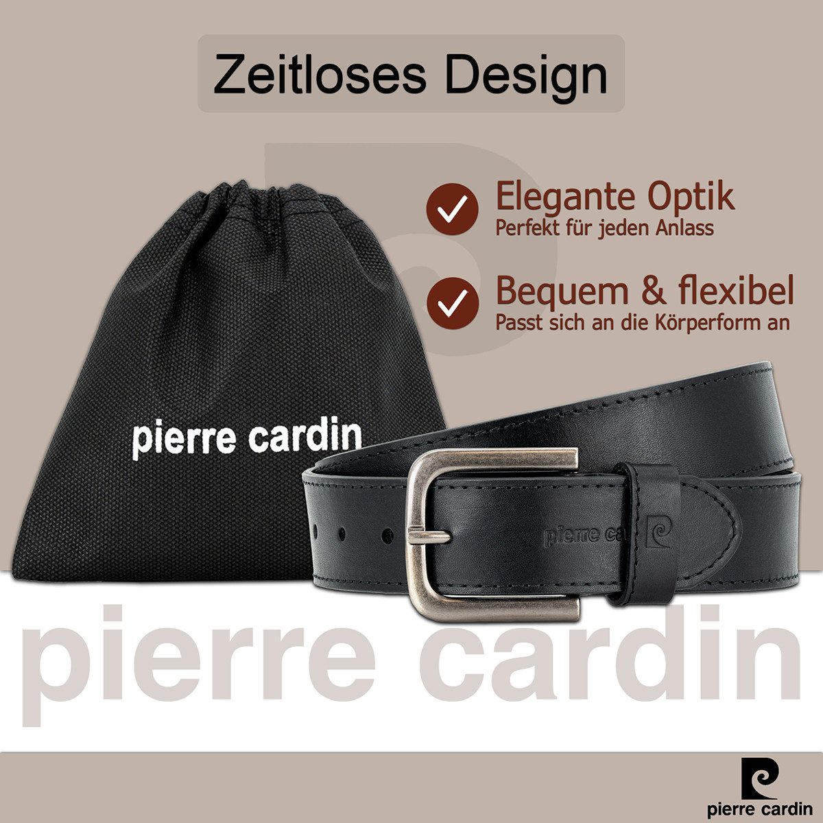 Pierre Cardin Ledergürtel