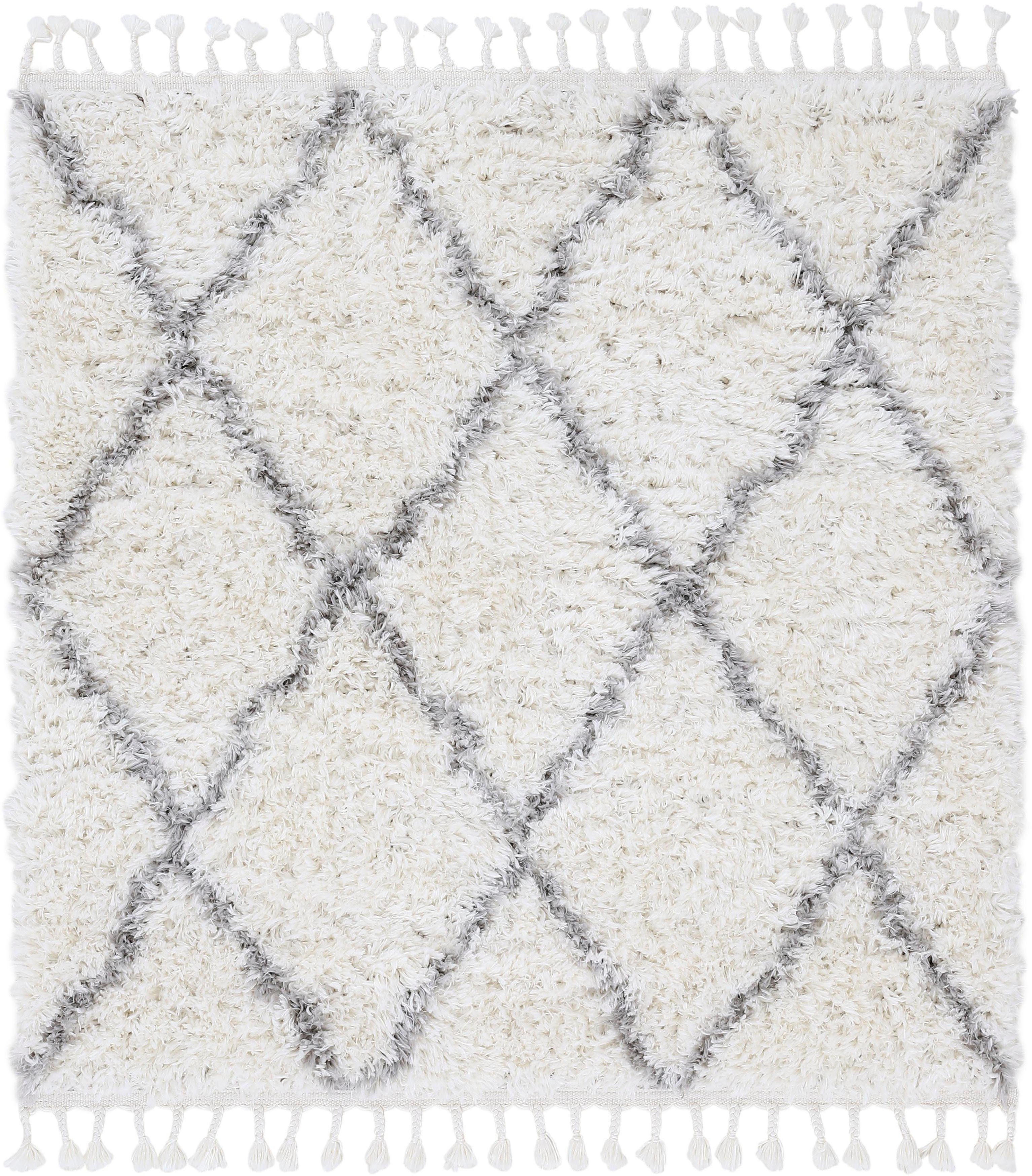 carpetfine Hochflor-Teppich »Eddy«, rechteckig, 30 mm Höhe, Shaggy, auch al günstig online kaufen