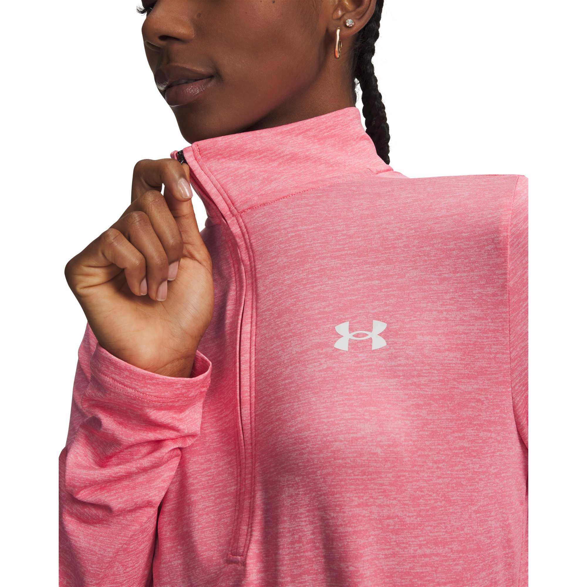 Under Armour® Langarmshirt Under Armour Damen Langarm Shirt Tech 1/2 Zip- Twist 1384225