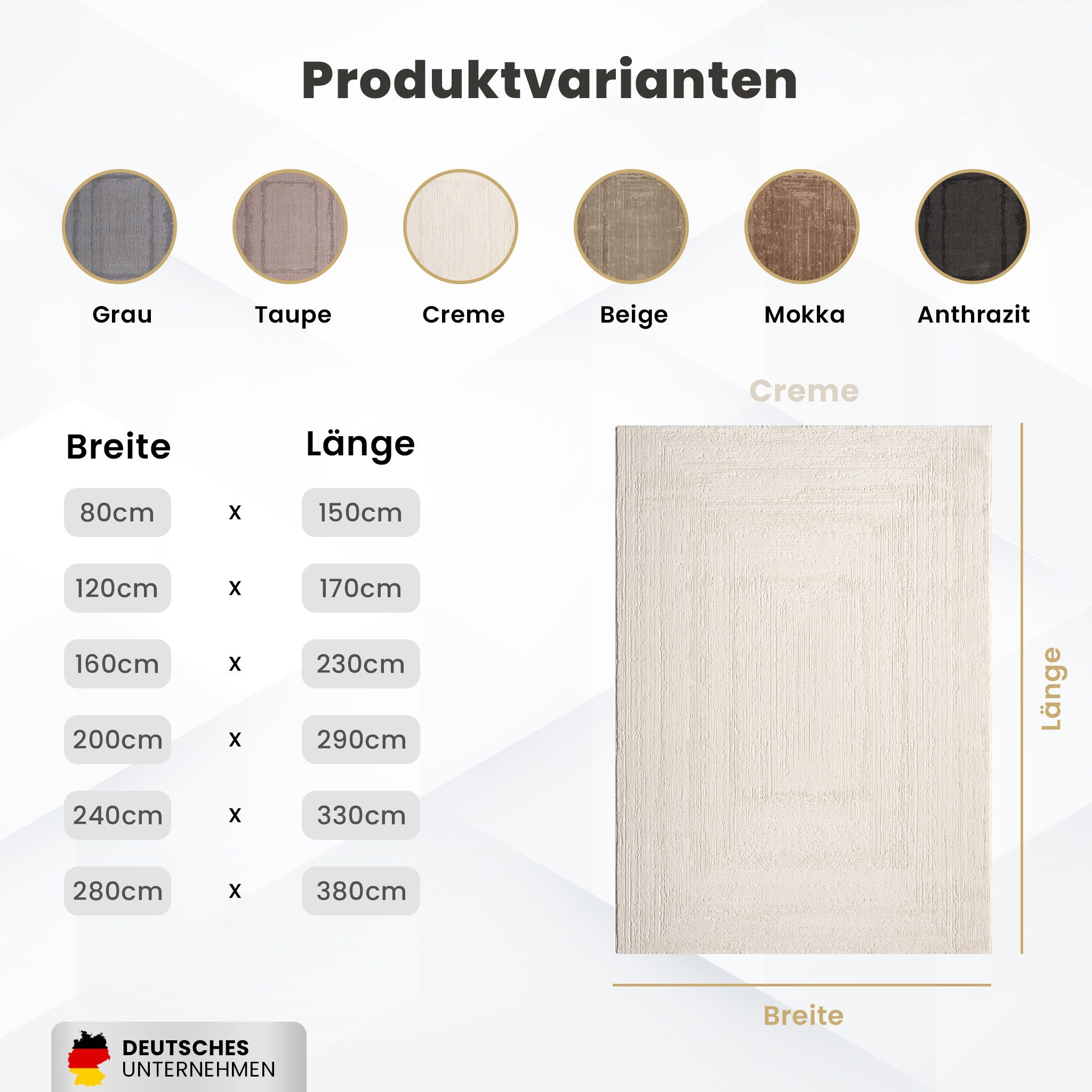 Teppich Wohnzimmer neues premium Designteppich modern