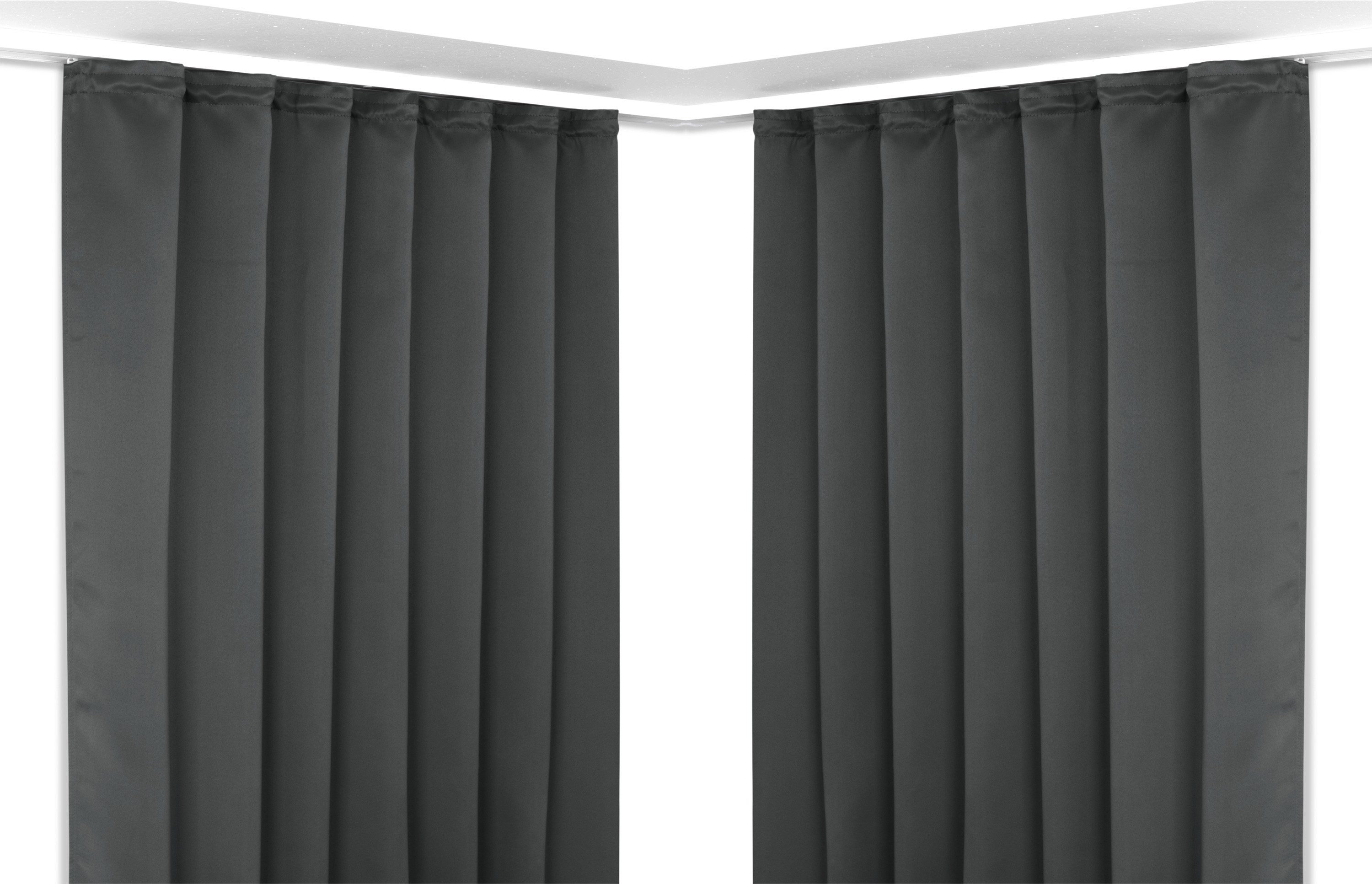 Beautex Verdunkelungsvorhang 2er Set Verdunkelungsgardine mit günstig online kaufen