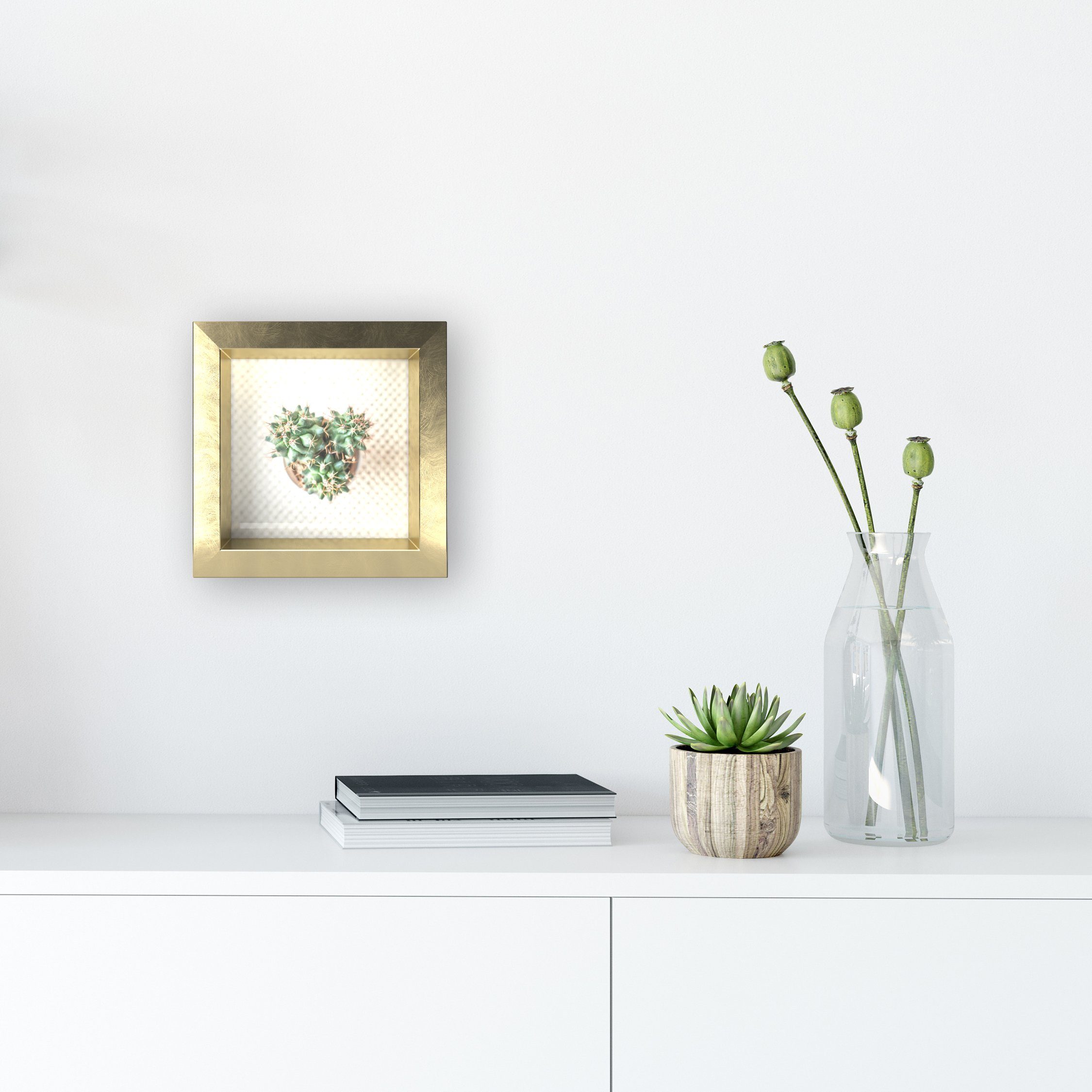 Wackadoo Living Bilderrahmen APART, (Set, 2 St), 2er Set, Metallic