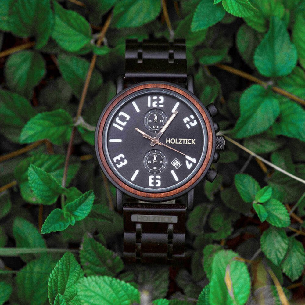 Holztick Bavaria Chronograph Alfons black ALFONS günstig online kaufen
