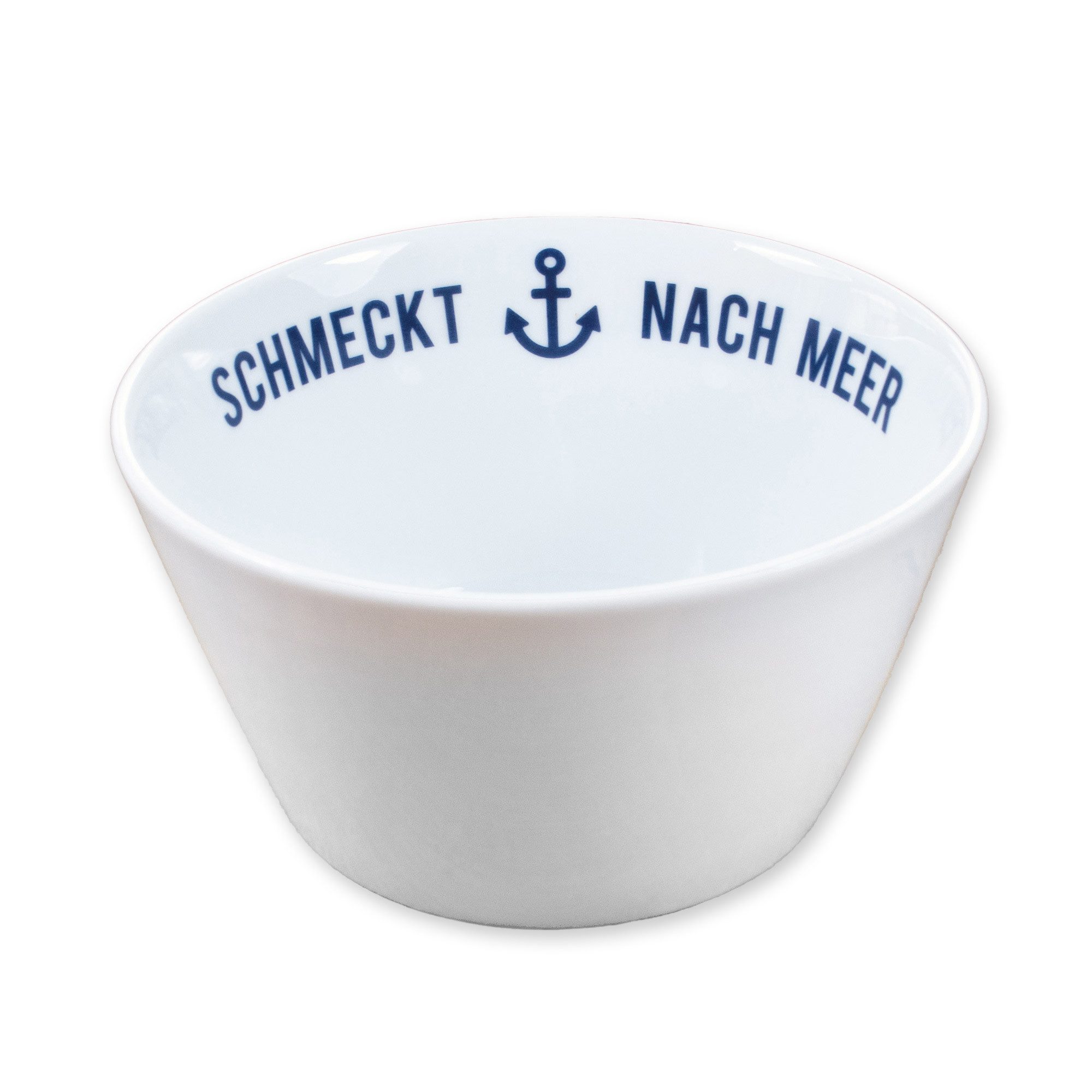 Müslischale Porzellanschale Schmeckt nach Meer