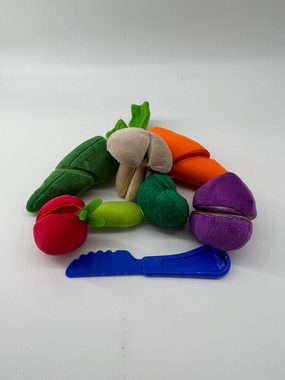 soma Kuscheltier Obstkörbchen Gemüsekorb Einkaufskorb Plüsch Kuschel Zubehör für K (1-St), Super weicher Plüsch Stofftier Kuscheltier für Kinder zum spielen