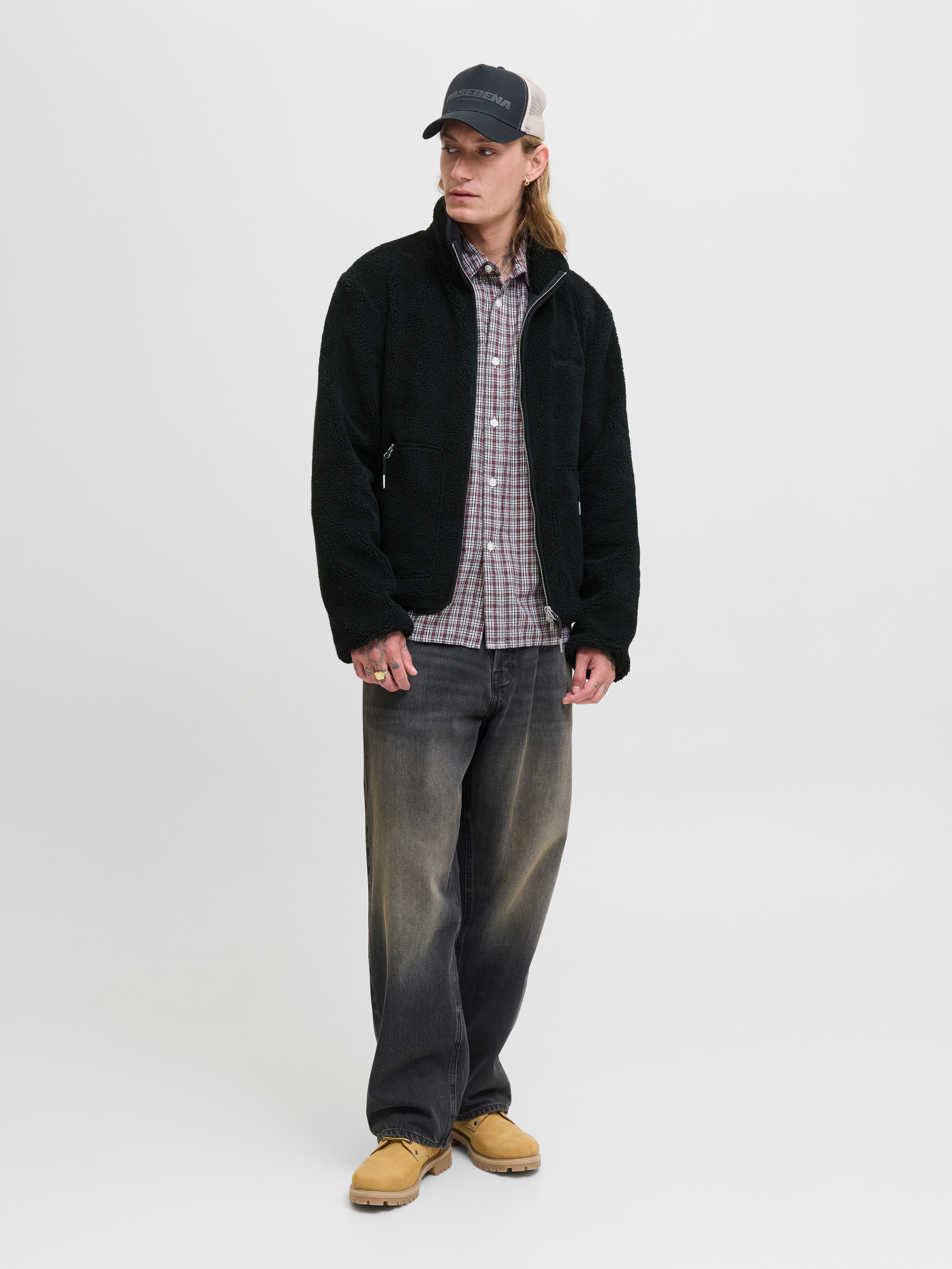 Jack & Jones Kurzjacke JORNORREBRO TEDDY JACKET SN