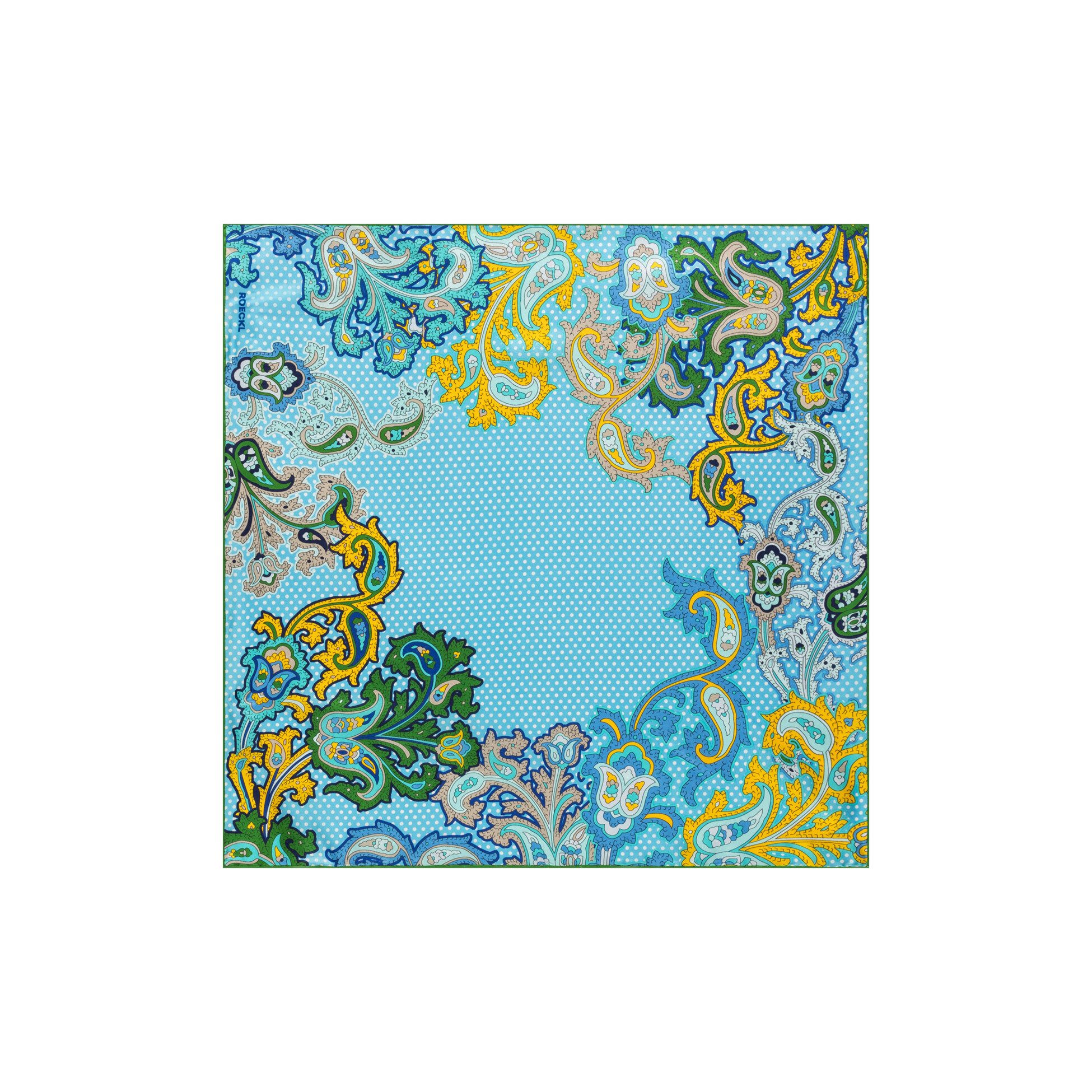 Roeckl Nickituch PAISLEY ILLUSION, Nicki Seidentuch in Paisley Muster