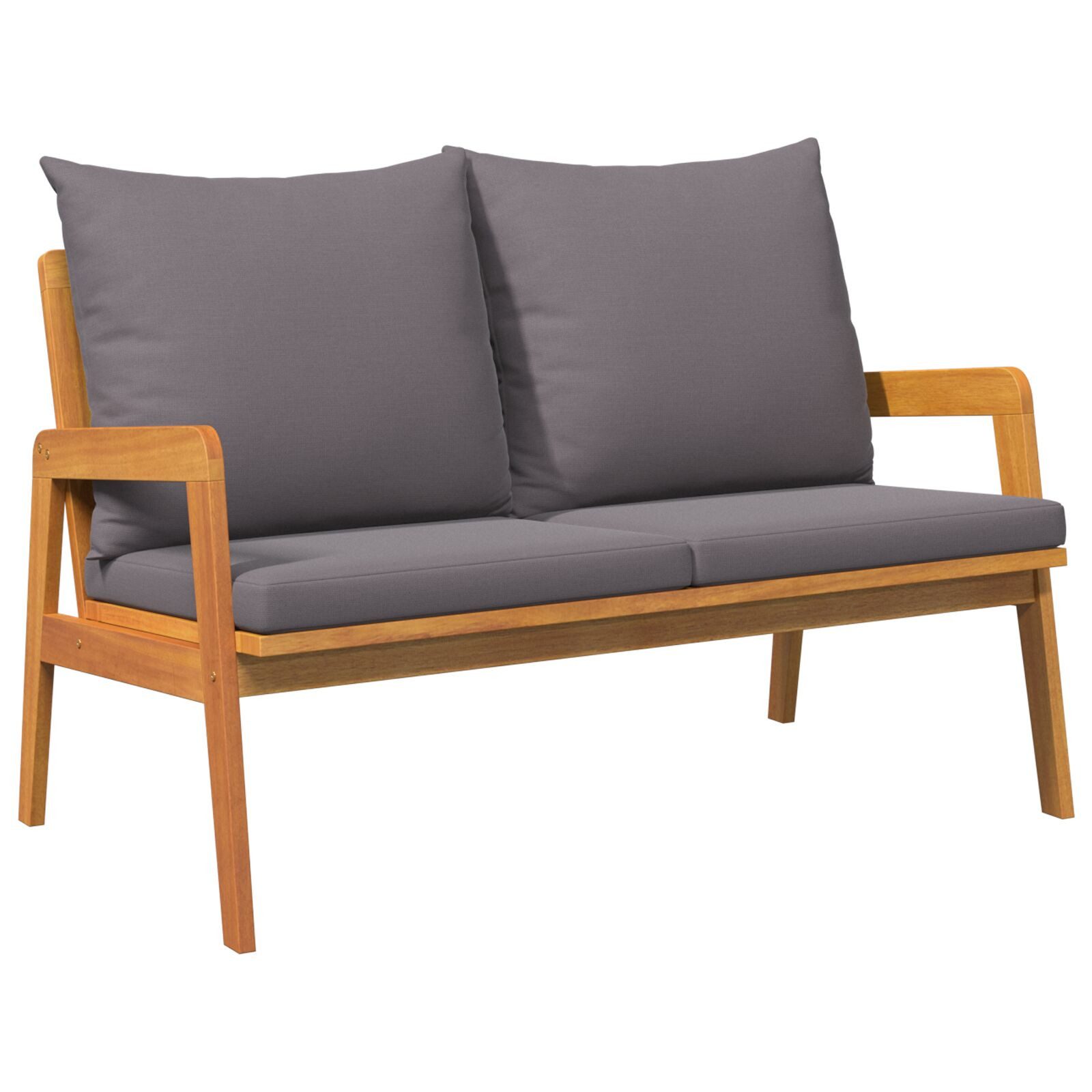 vidaXL Loungesofa Gartenbank mit Kissen 115x65x71 günstig online kaufen