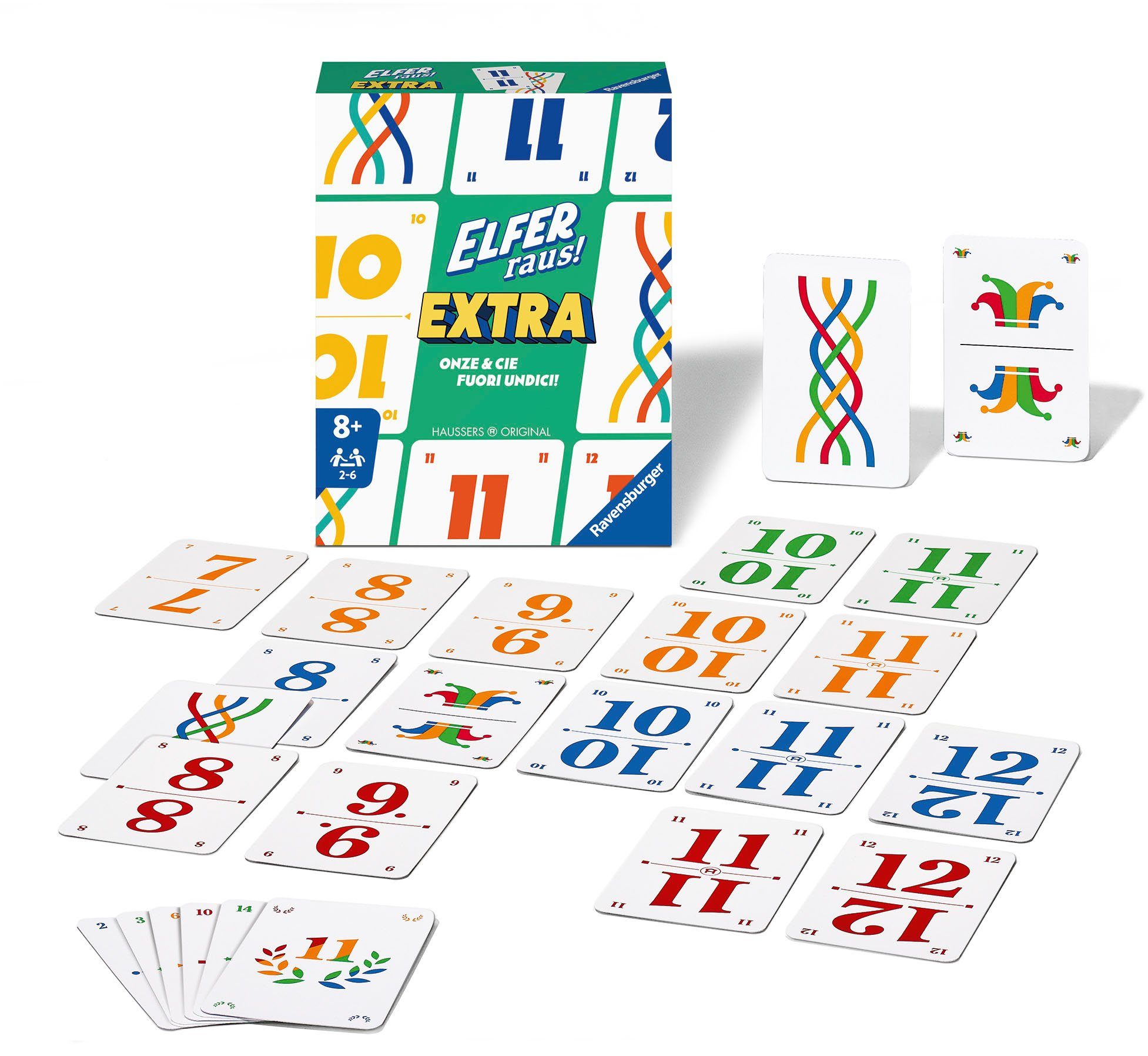 Ravensburger Spiel Elfer raus! Extra, Familienspiel, Made in Europe