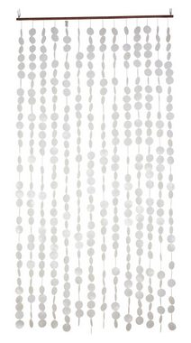 Türvorhang "Capiz" aus Muscheln, 90x180 cm, Balkontür Insektenschutz Vorhang, Dekoleidenschaft, Hakenaufhängung, transparent, Fadenvorhang, Raumteiler, Türgardine, Muschelvorhang, Perlenvorhang