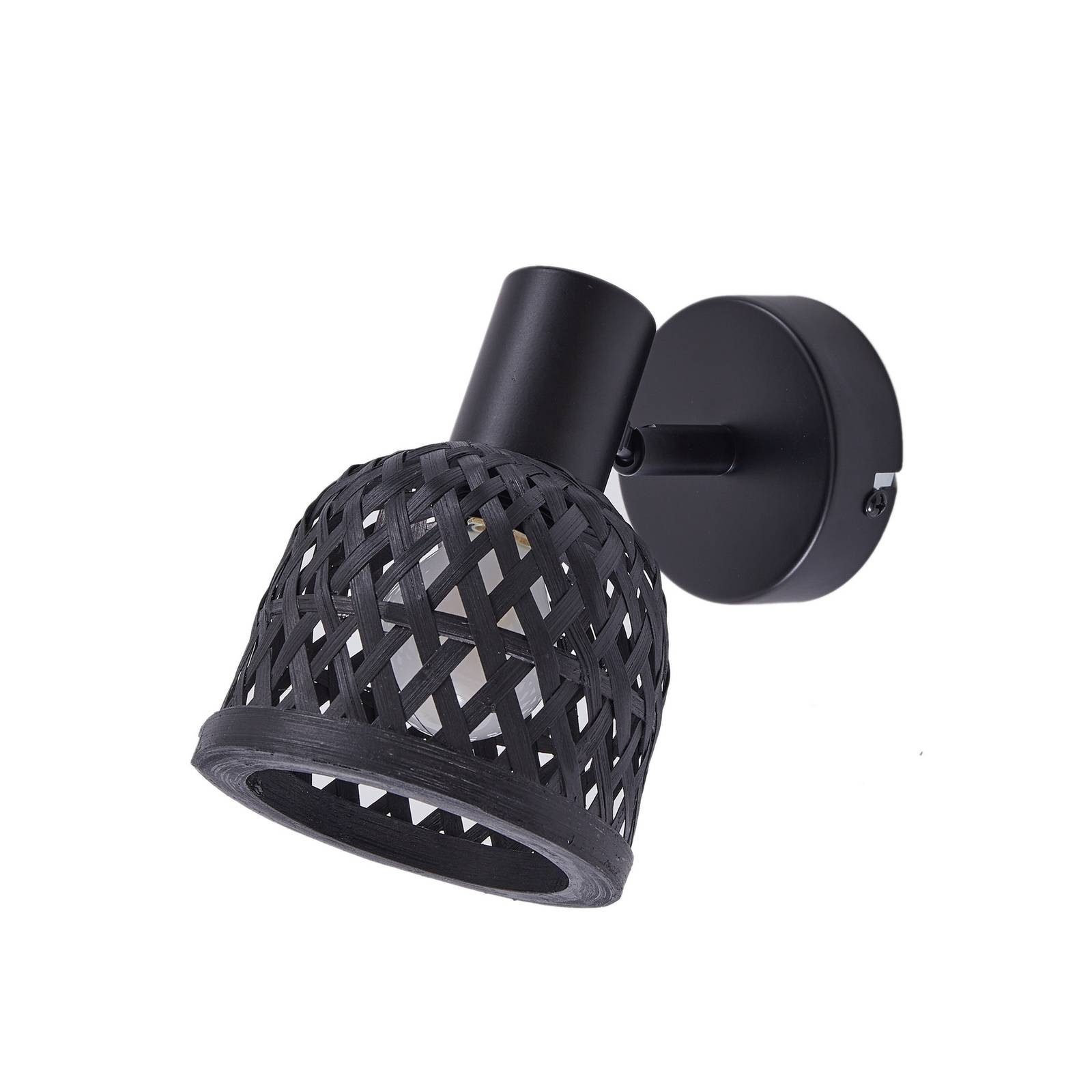 Lindby Wandleuchte Eskil, Schwarz IP20, 1 x 10 W LED