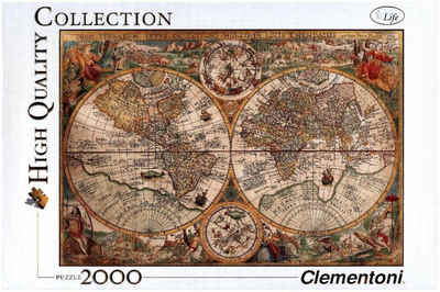 Unbekannt Puzzle Antike Landkarte (Puzzle), 2000 Puzzleteile