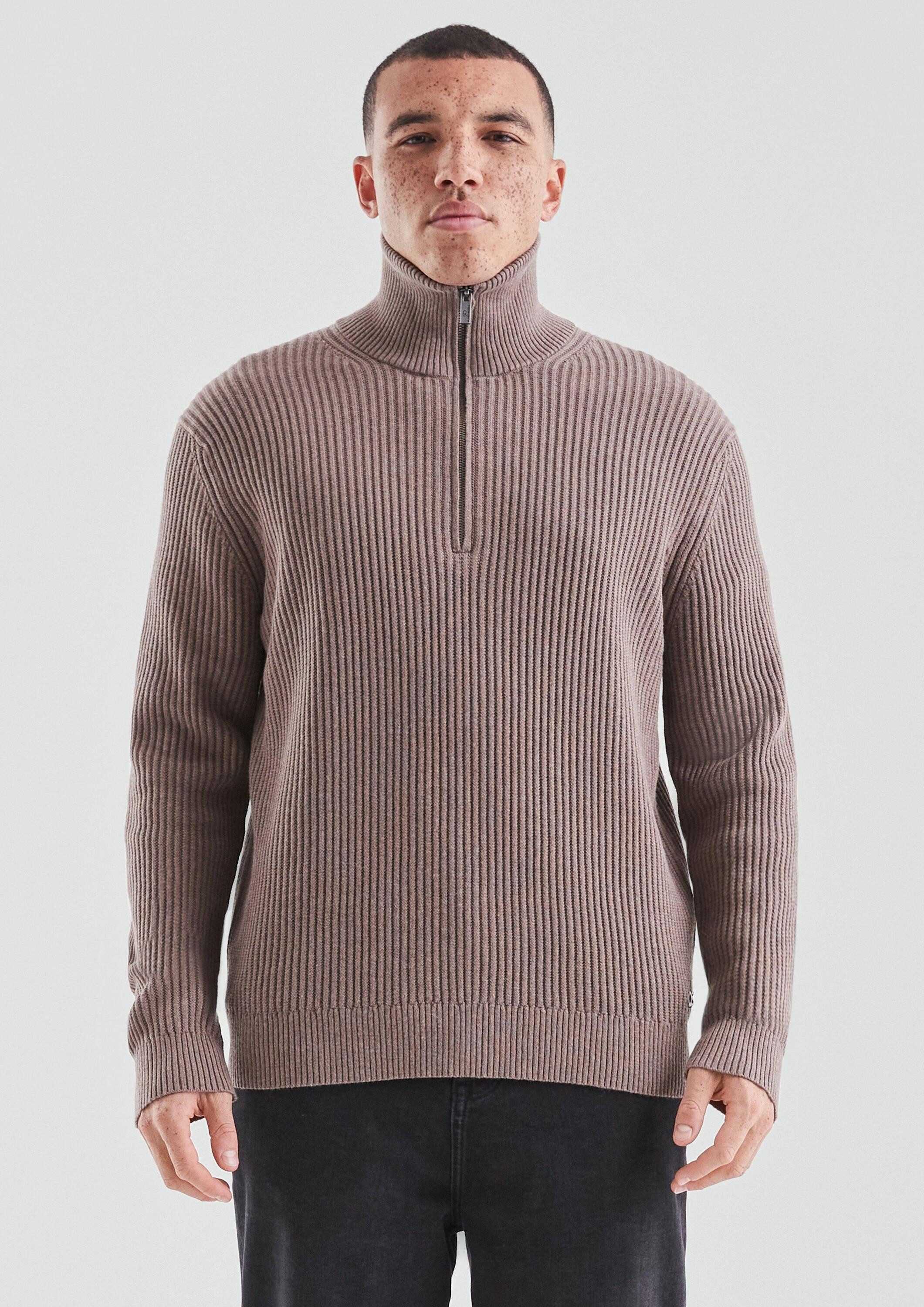 QS Longpullover Strickpullover Troyer mit Kaschmir