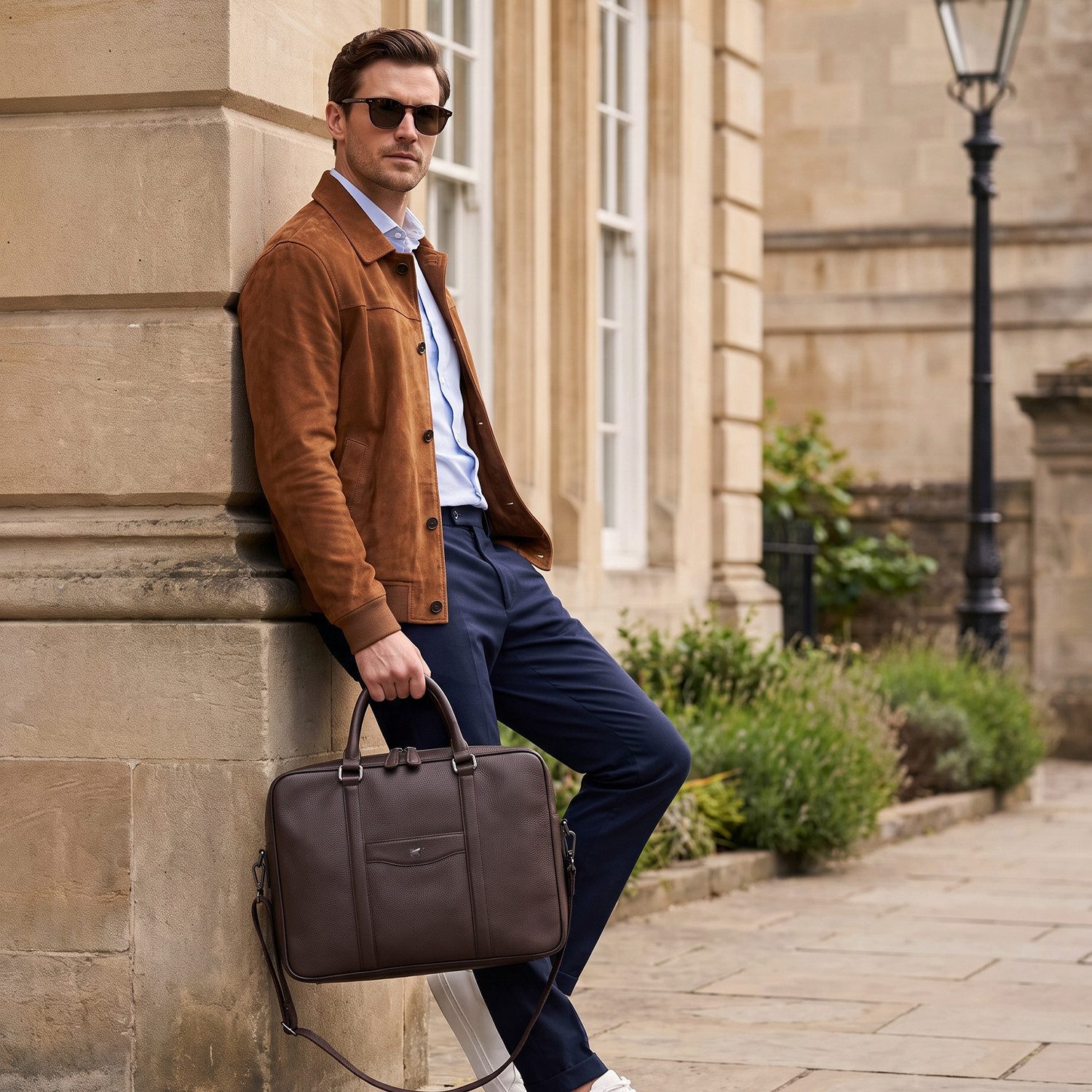 Braun Büffel Laptoptasche THEO Businesstasche L braun