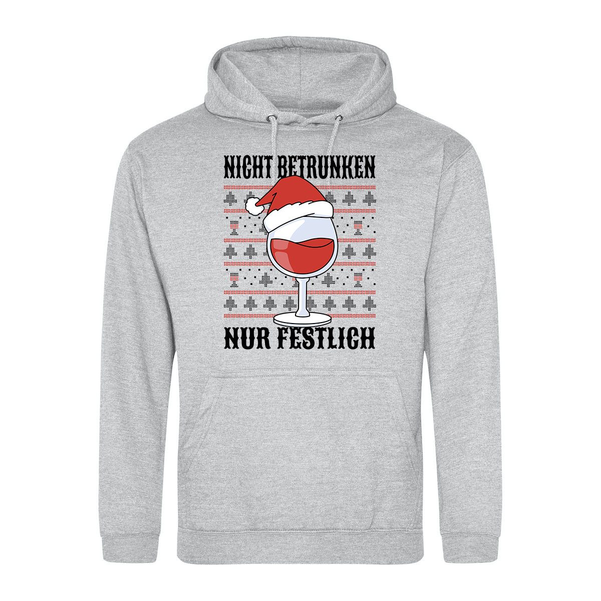 Kapuzenpullover Nicht Betrunken nur Festlich Herren Hoodie Pullover