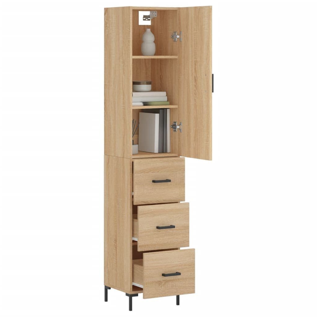 vidaXL Highboard Highboard Sonoma-Eiche 34,5x34x180 cm günstig online kaufen