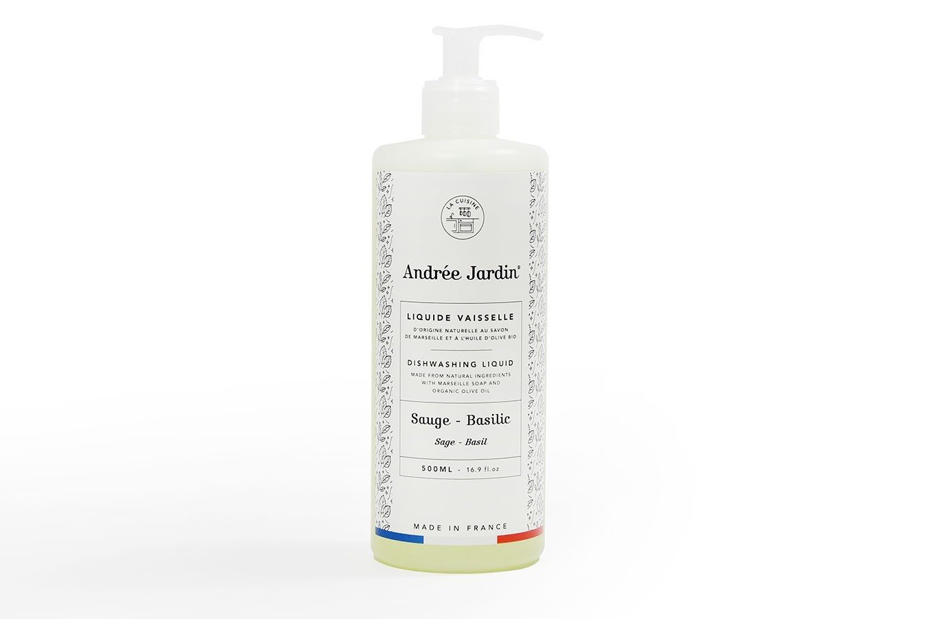 Andrée Jardin Kochbesteck-Set Liquid Spülmittel Sage Basil 500ml