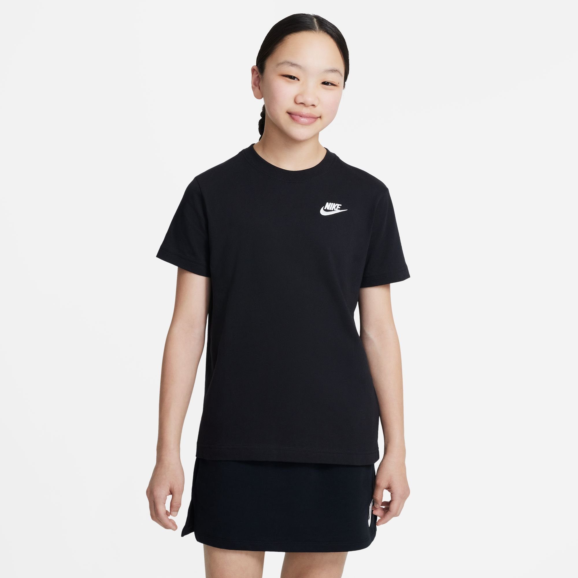 T-Shirt schwarz Sportswear T-SHIRT KIDS' (GIRLS) Nike BIG