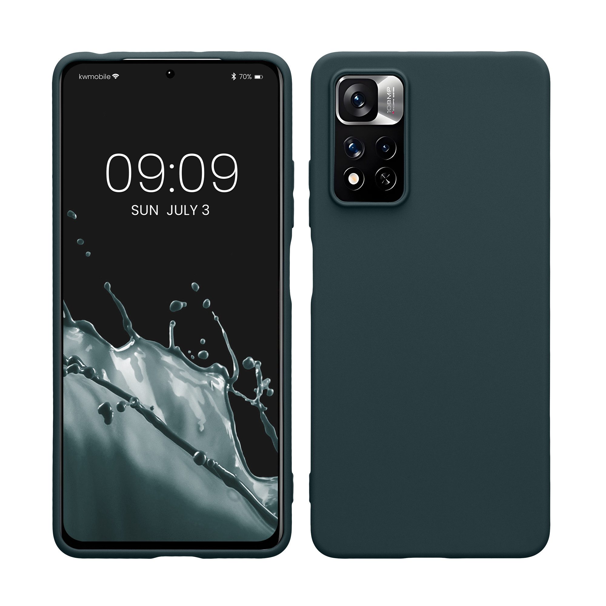 kwmobile Handyhülle Hülle für Xiaomi Redmi Note 11 Pro / (5G), Hülle Silikon - Soft Handyhülle - Handy Case Cover