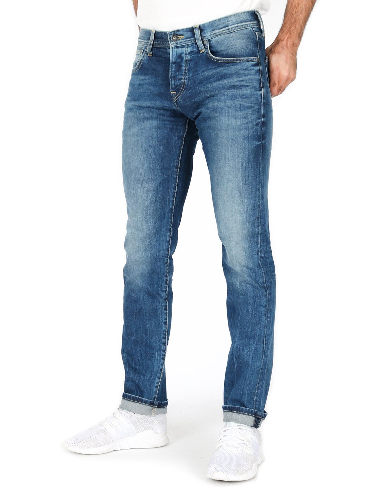 Naht Waist Jeans - Cane Skinny-fit-Jeans Z23 Pepe Hose Blaue Low