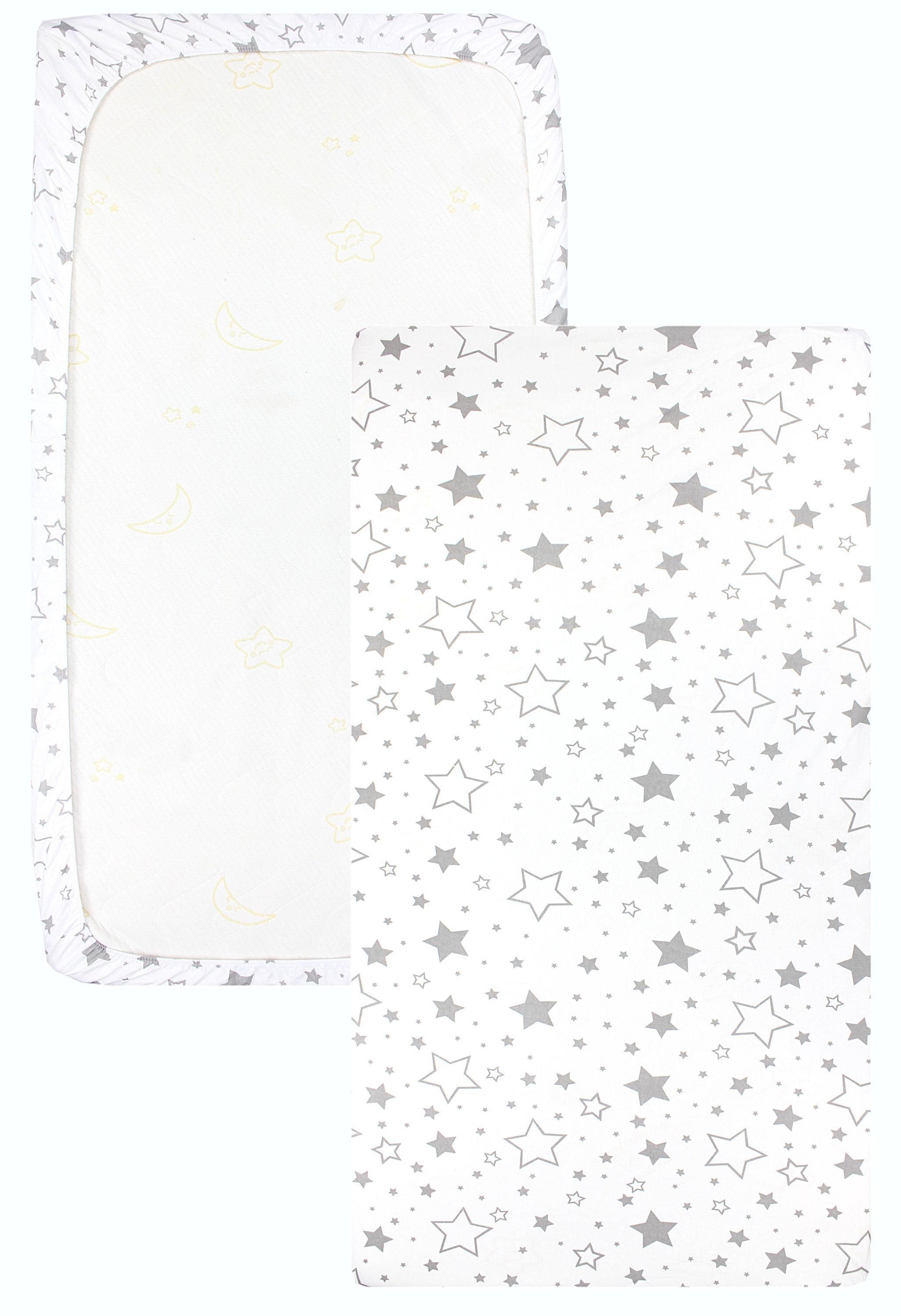 TupTam Spannbettlaken Baby Spannbettlaken Spannbetttuch für günstig online kaufen
