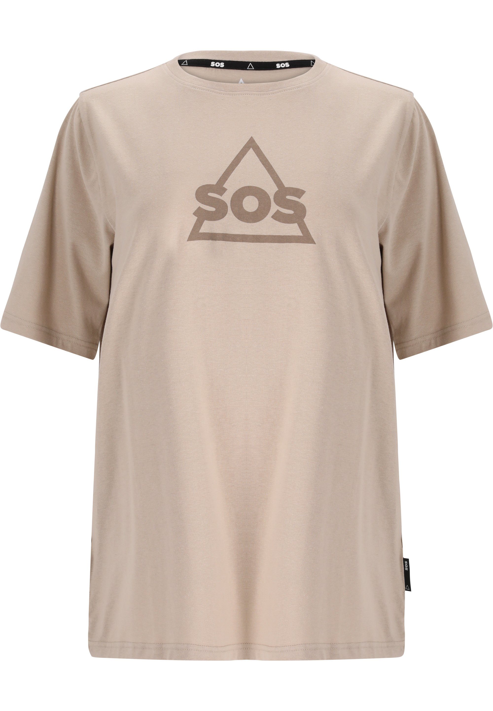 mit Front trendigem auf Funktionsshirt SOS der Kvitfjell Markenlogo