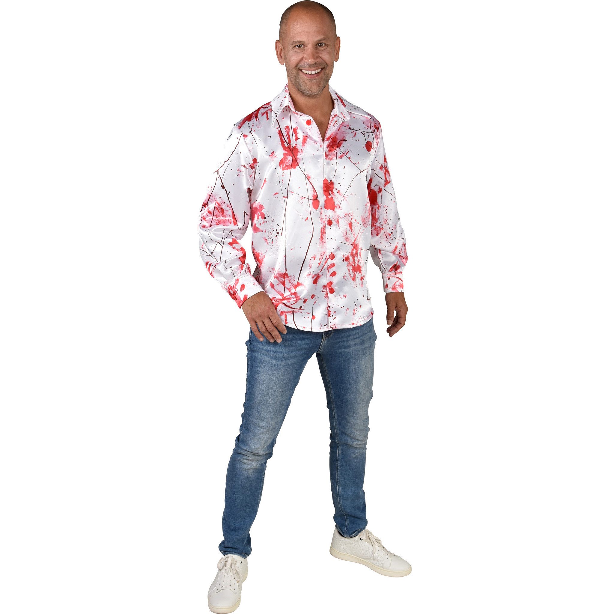 magicbyfreddy Monster-Kostüm Kostüm blutiger Arzt Doktor Chirurg Halloween Grusel Horror Mediziner