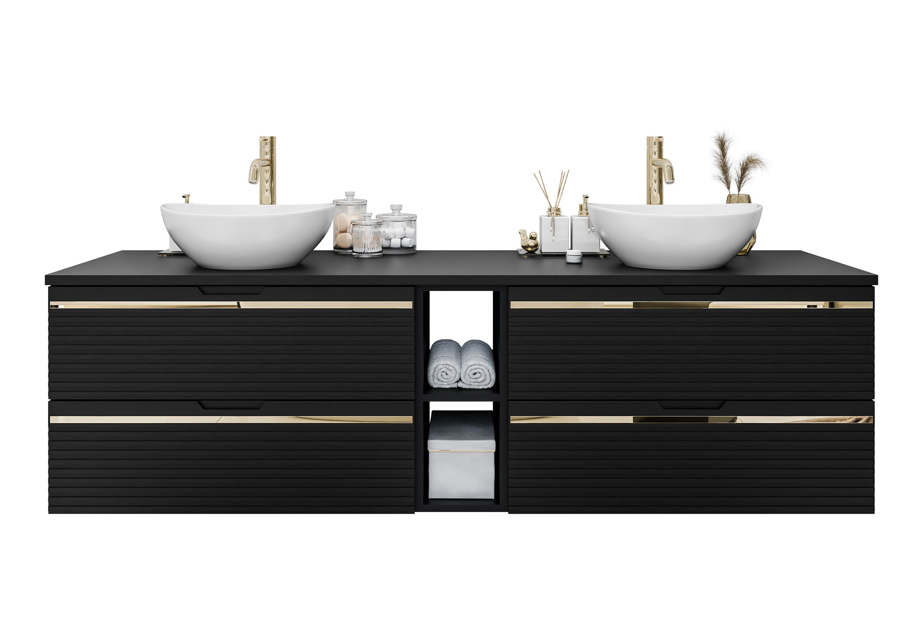 Lookway Badmöbel-Set ARTEMIS III 140 cm Bad-Set mit Unterschrank und Spiege günstig online kaufen