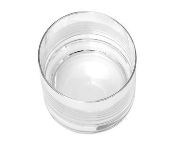 Brillibrum Whiskyglas Whiskyglas Glas Kristallglas 1000er Feinsilber Silber Whisky-Tumbler, Glas